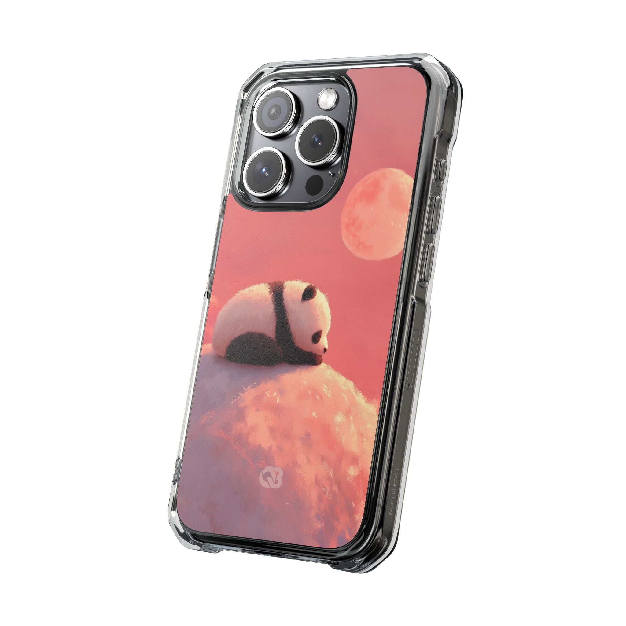 Rose Moon Panda · Impact Coque de téléphone pour iPhone · Magsafe