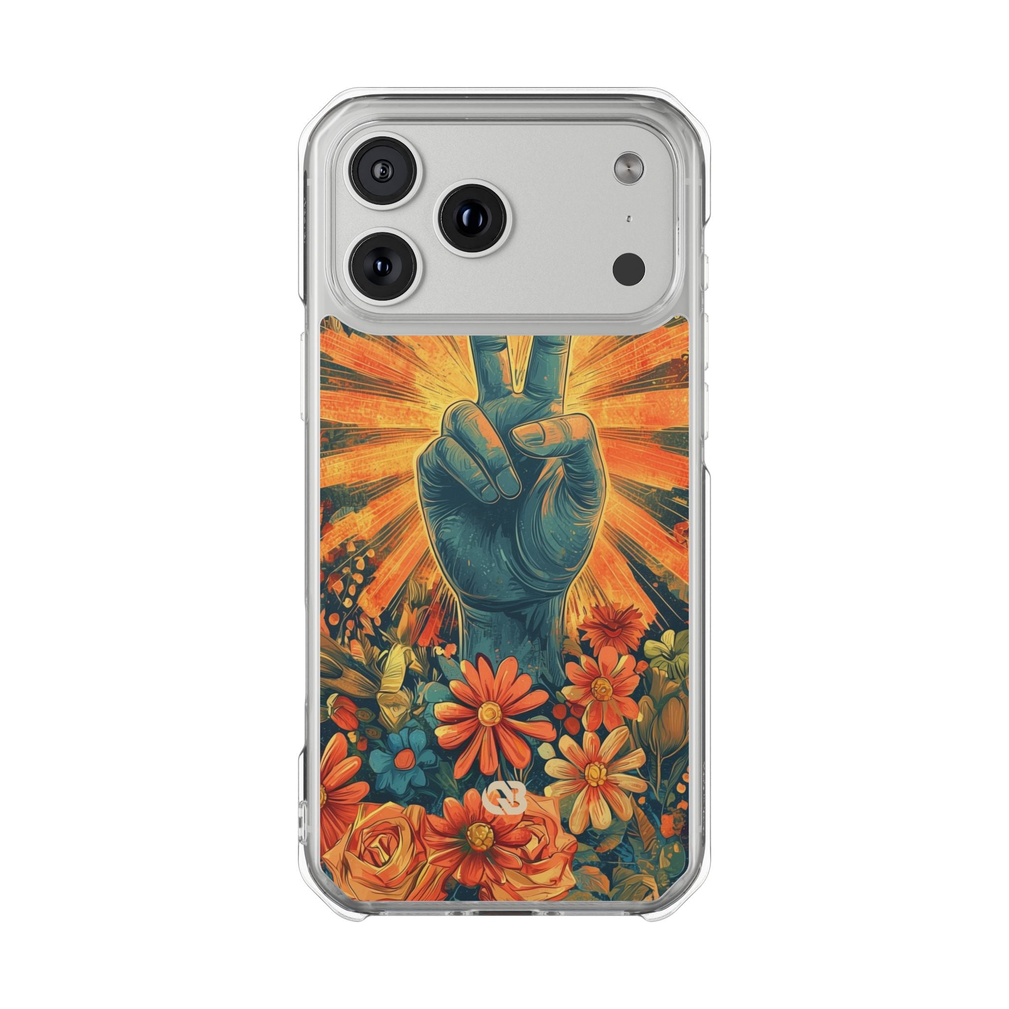 Radiant Peace Bloom · Impact etui na telefon dla iPhone · MagSafe