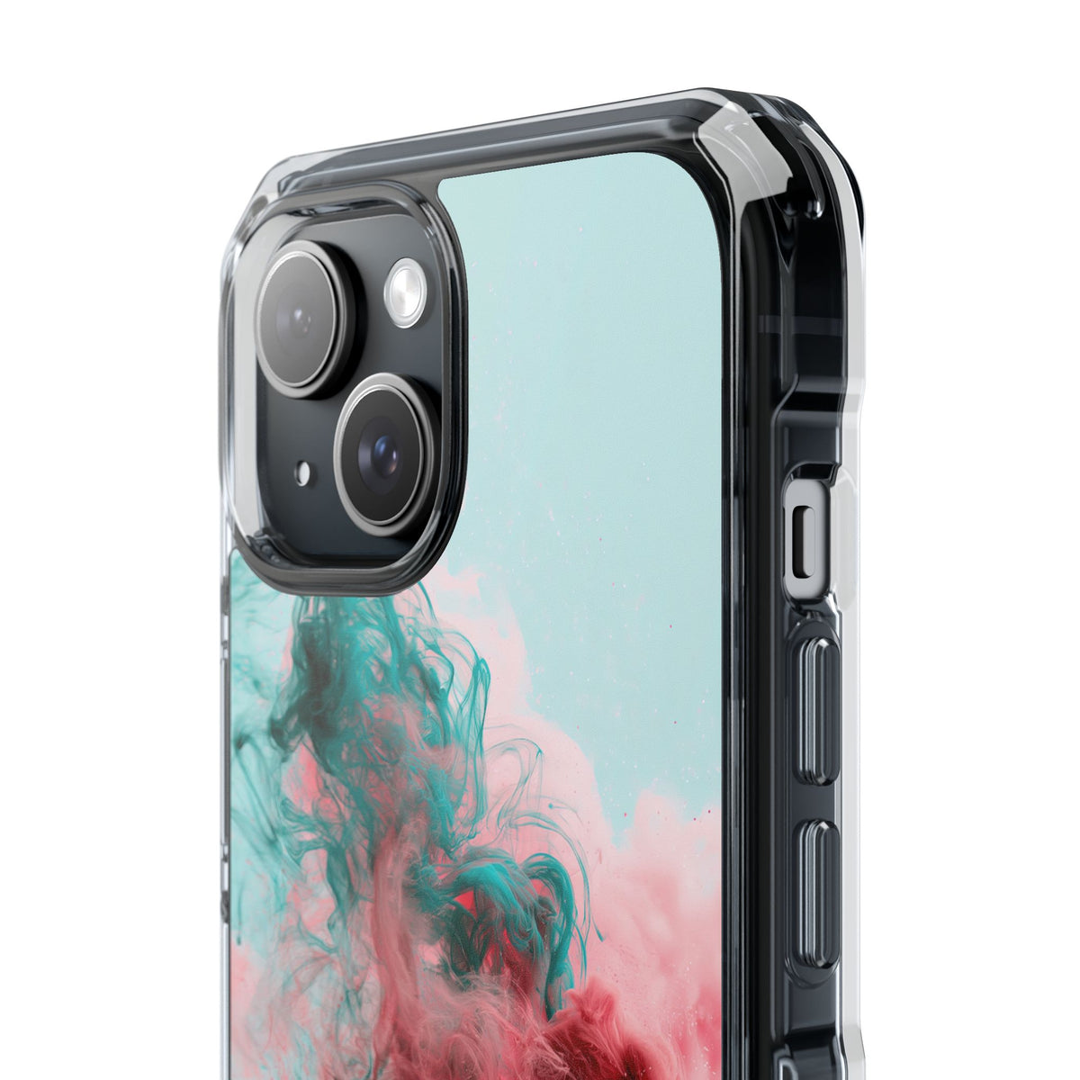 Sonic Bloom · Clear Impact Magnetic Phone Case for iPhone · Red