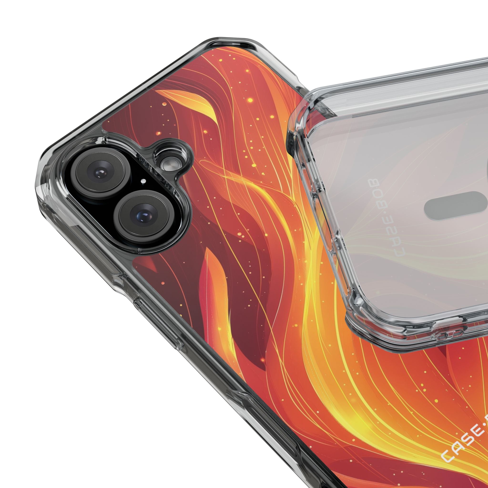 Flaming Flow iPhone 16 Case - Impact - CASE•BOB
