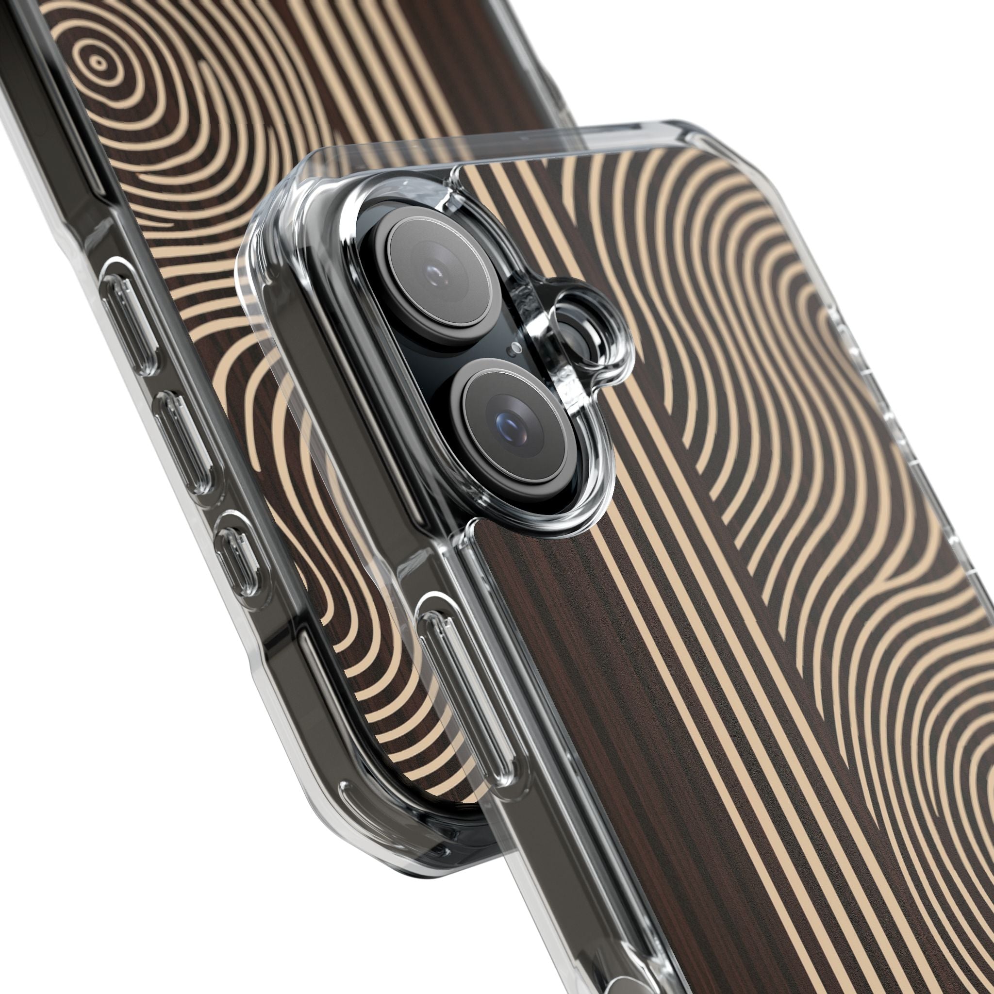 Brown Impact MagSafe Phone Case for iPhone - Espresso Sand Ridge