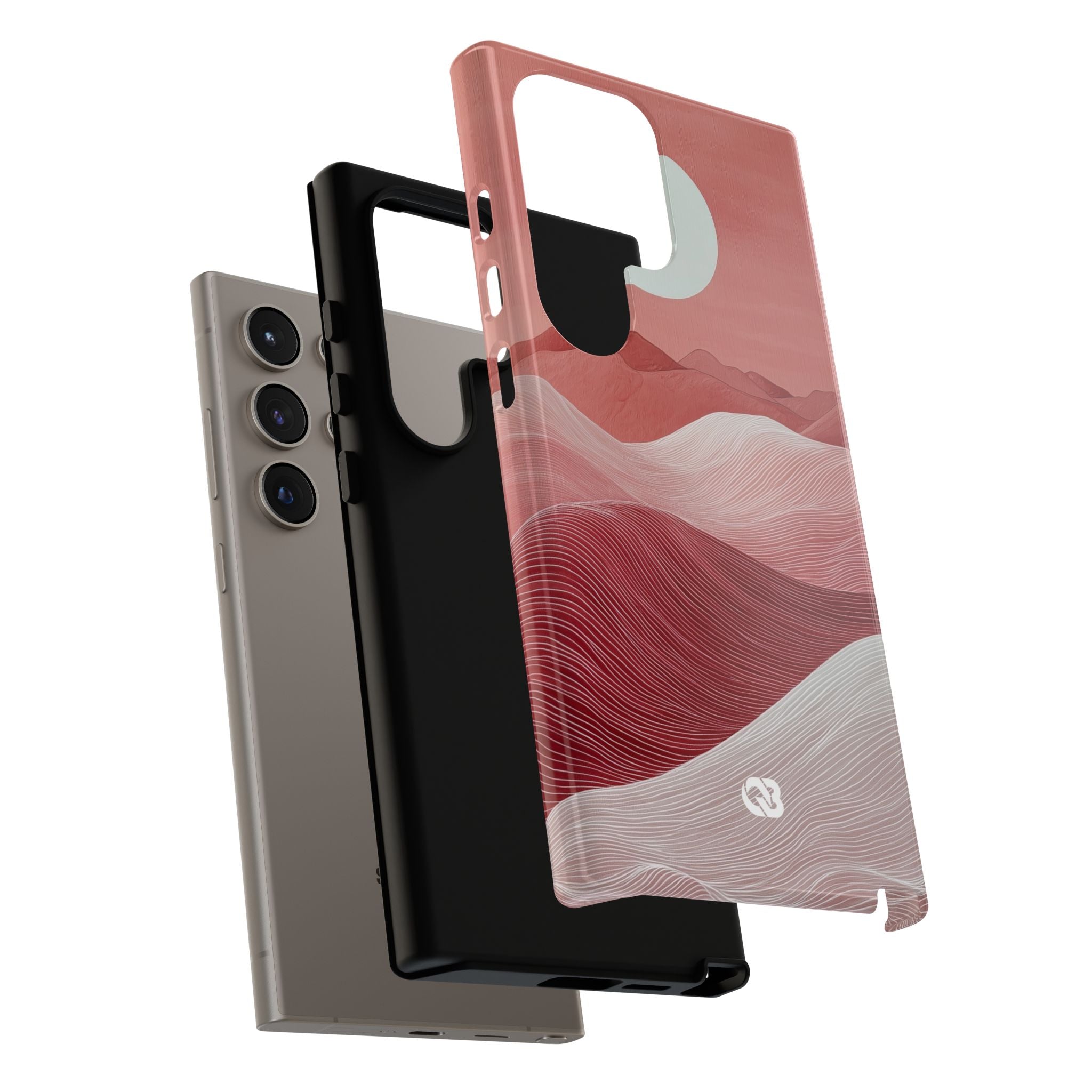 Crimson Dune Horizon · Tough Handyhülle für Samsung