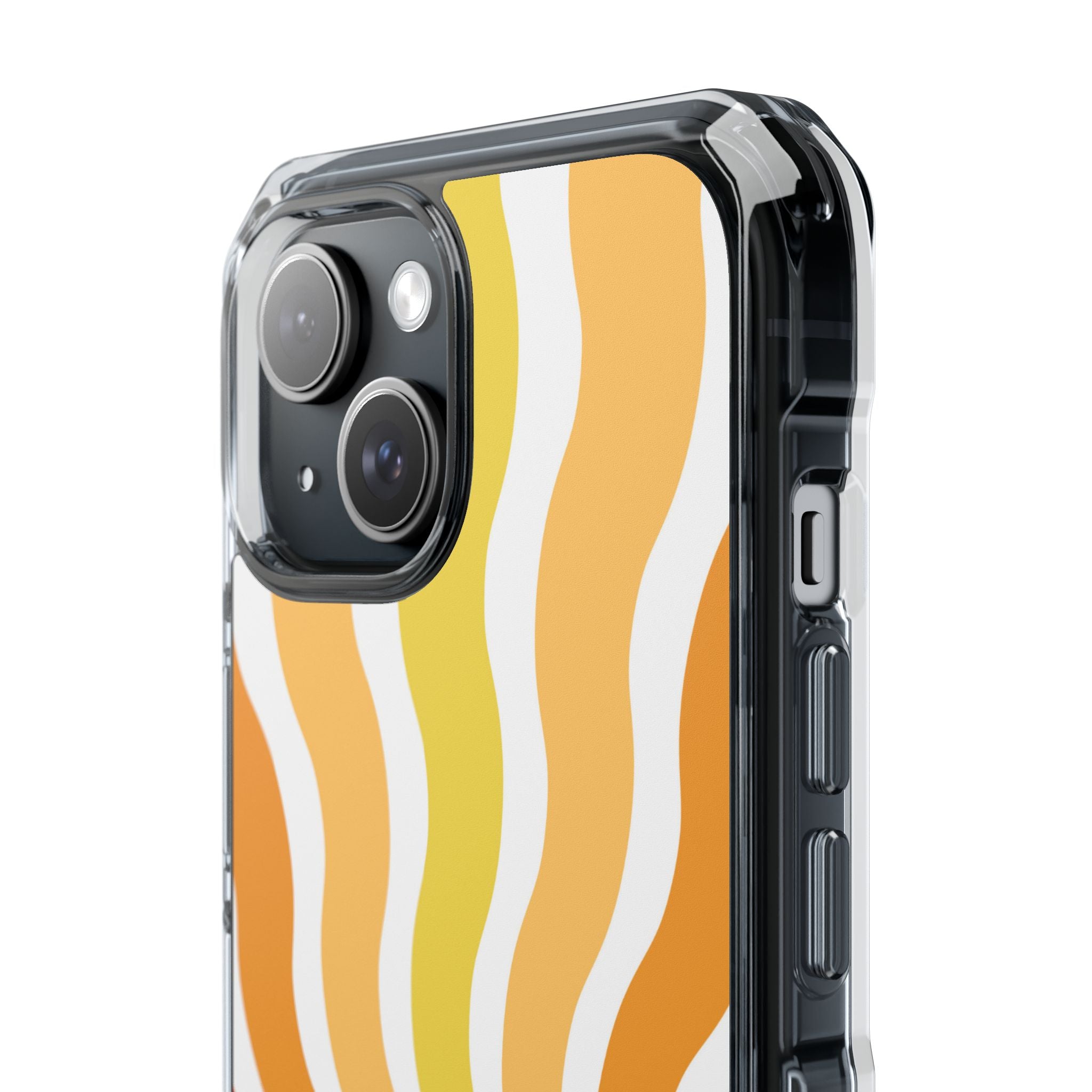 Amber Solar Waves · Impact Phone Case for iPhone · Magsafe