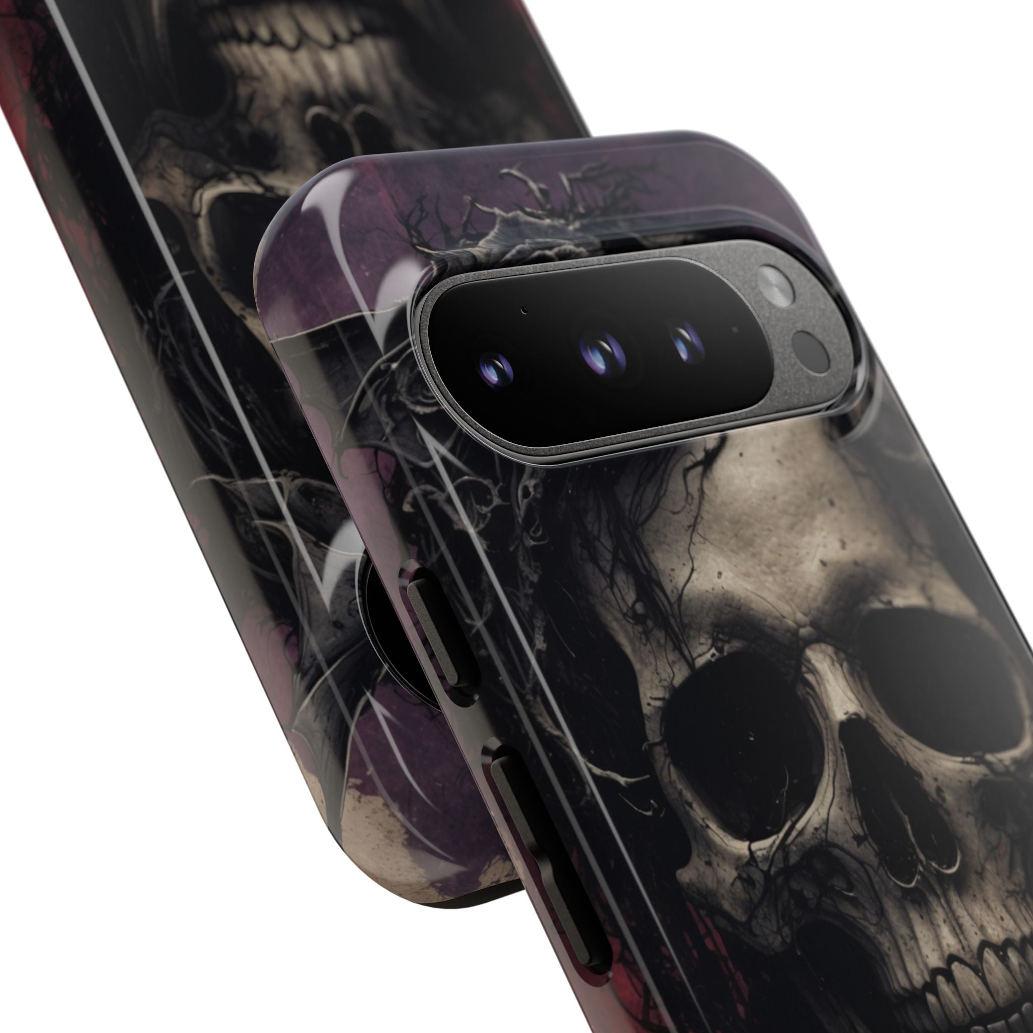 Gothic Totenkopf Krone Google Pixel 9 Pro Case - Tough