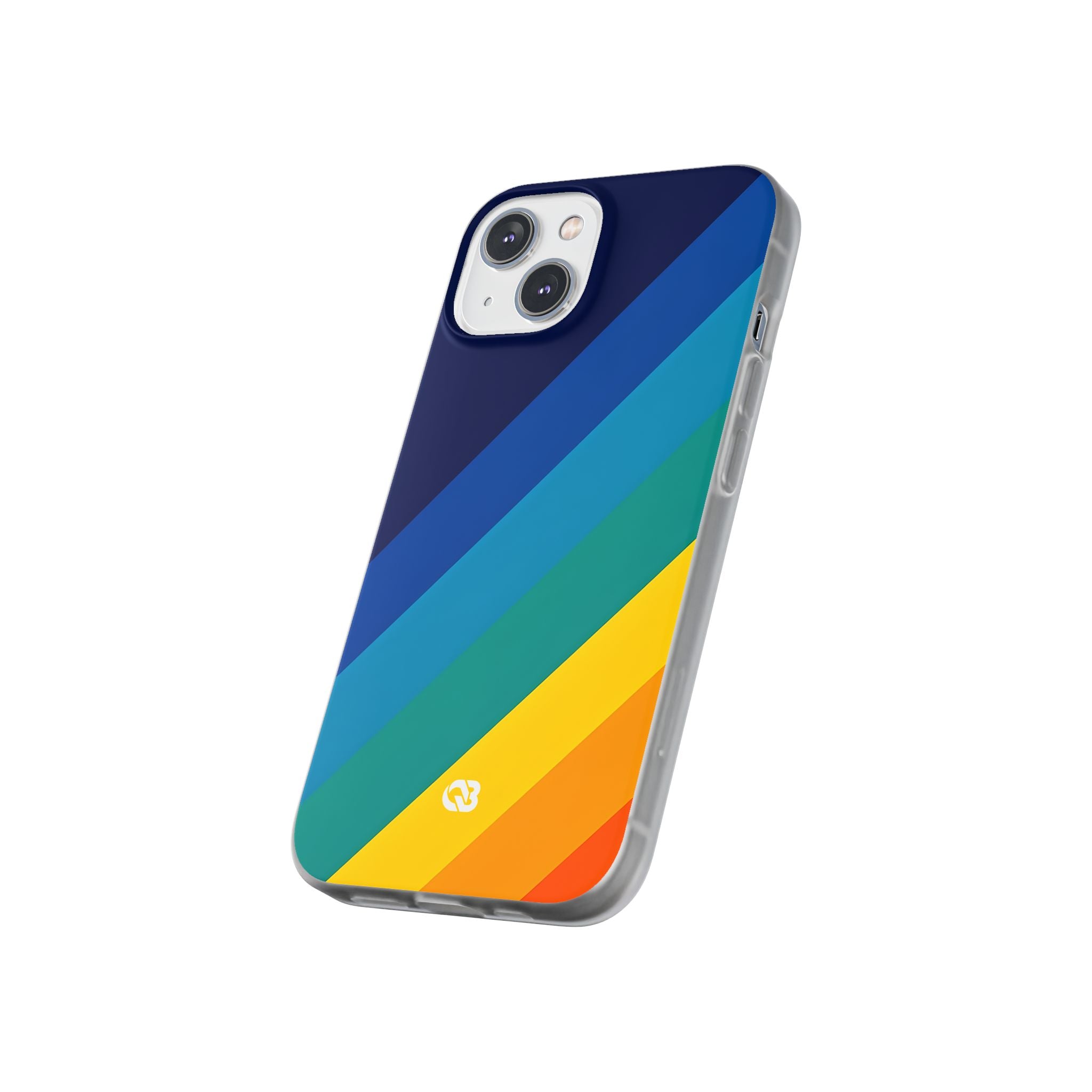 Prismatic Slant · Soft Phone Case for iPhone