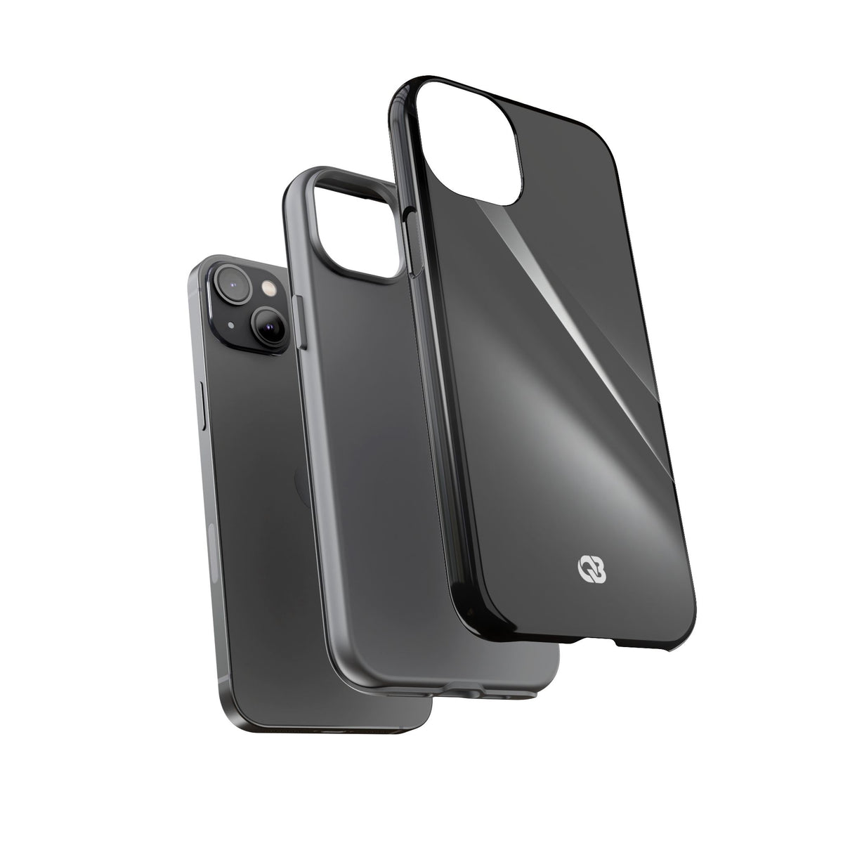 Obsidian Ridge · Tough Phone Case for iPhone · Black