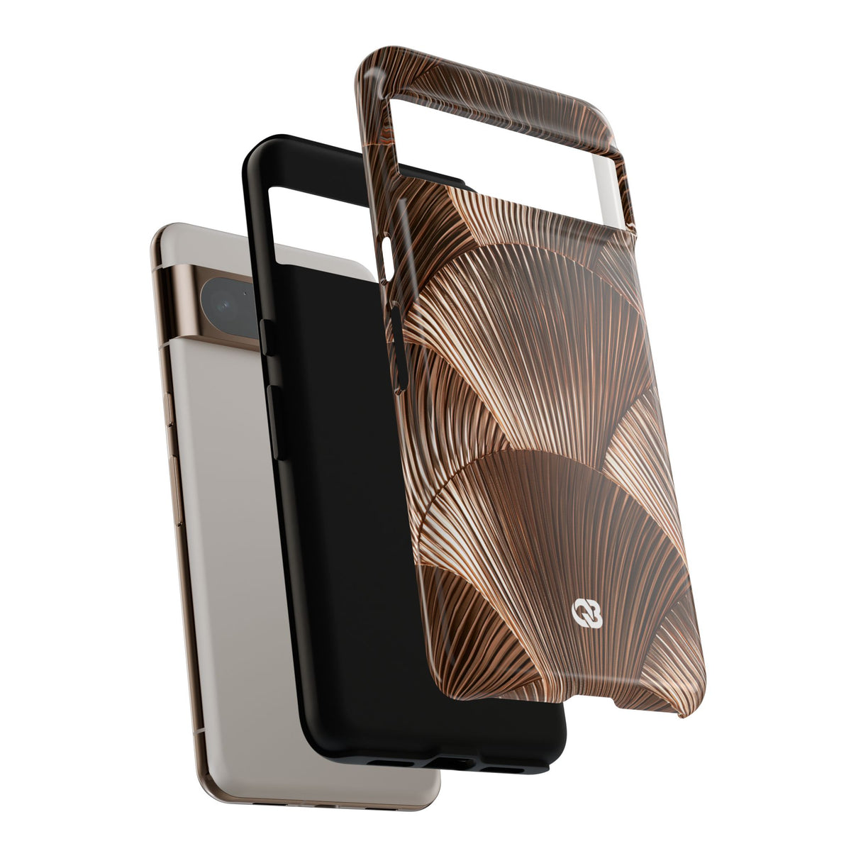Rose Gilded Fan · Tough Phone Case for Pixel · Gold