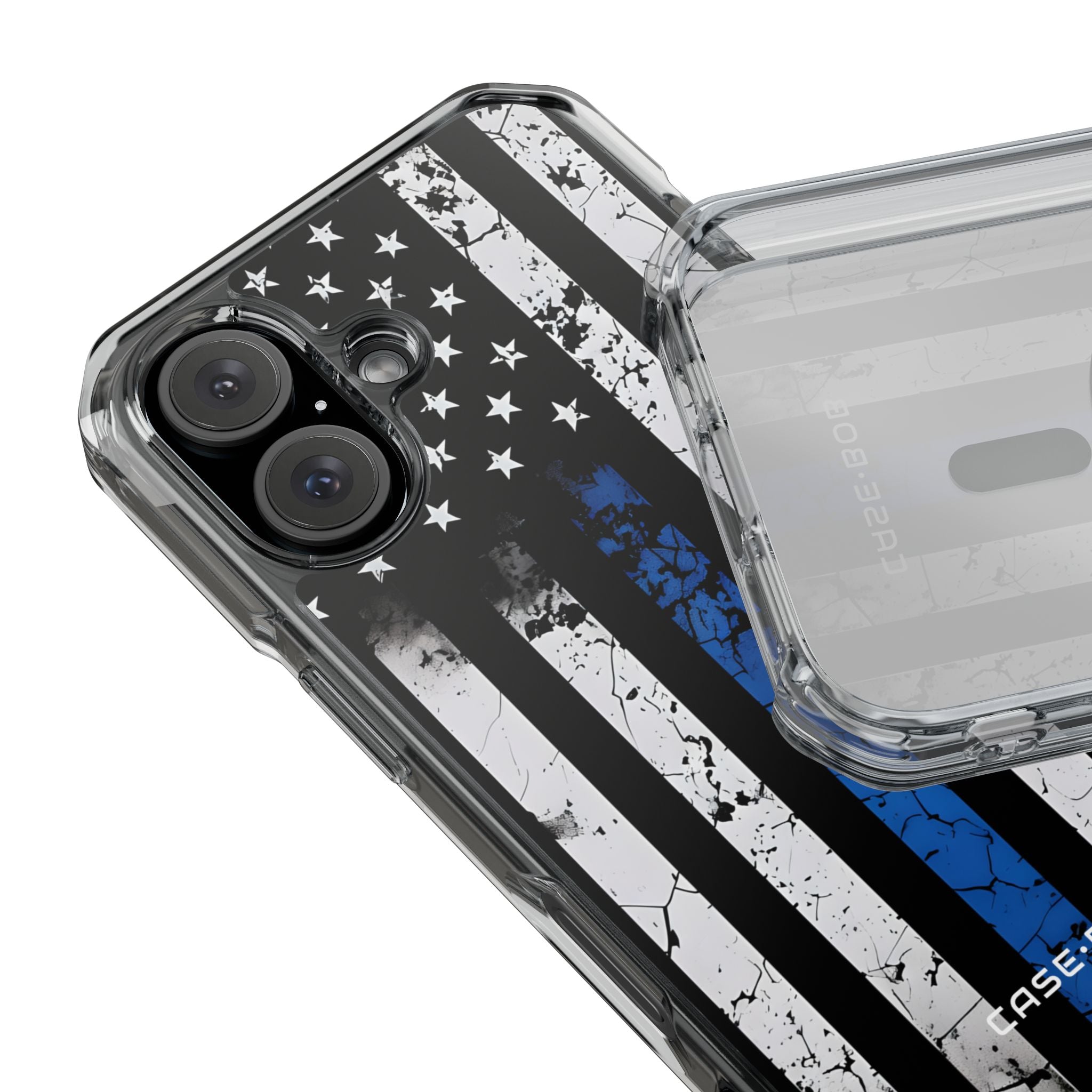 Blue Stripe Flag iPhone 16 Skal - Impact