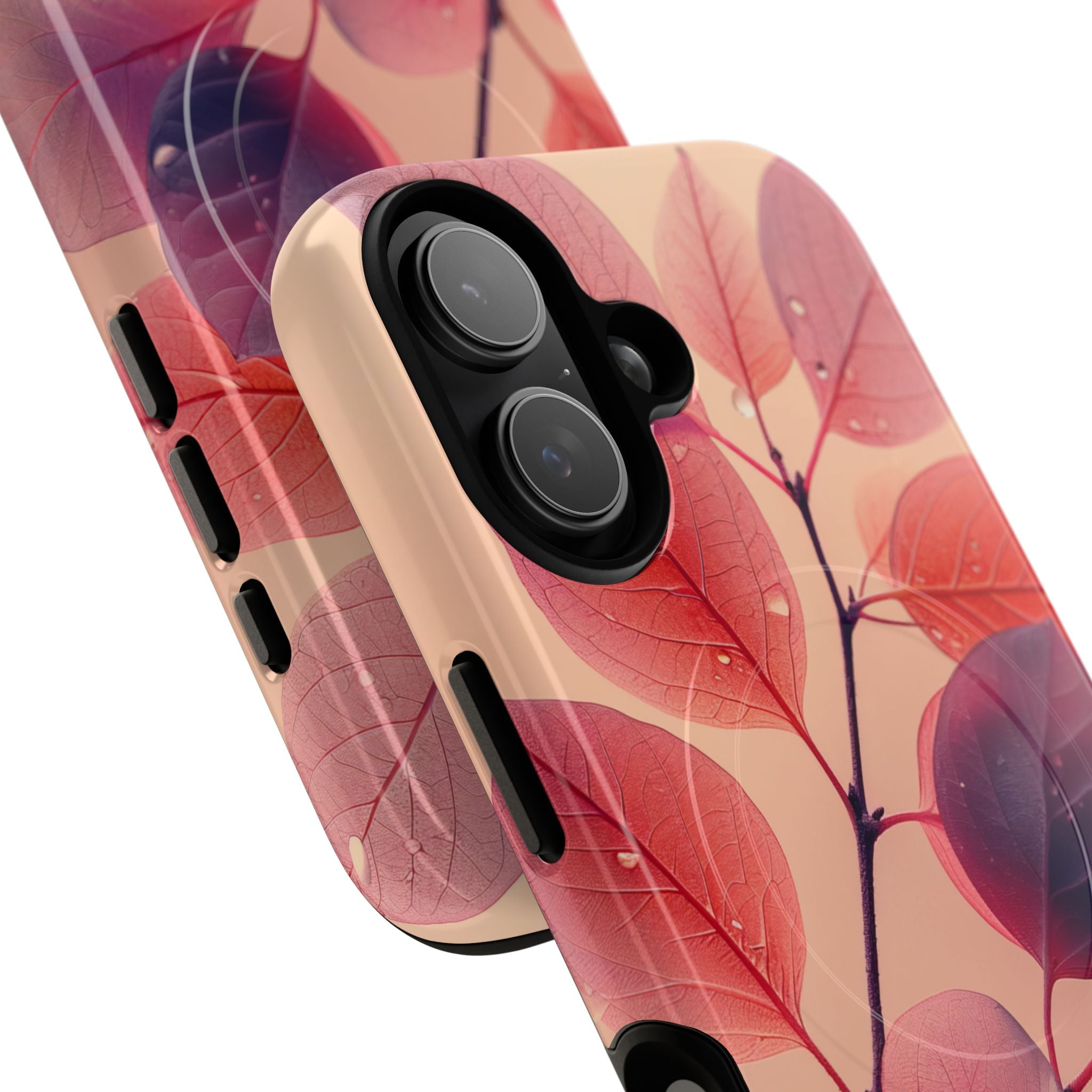 Dewy Magenta Foliage · Tough+ Phone Case for iPhone · Magsafe