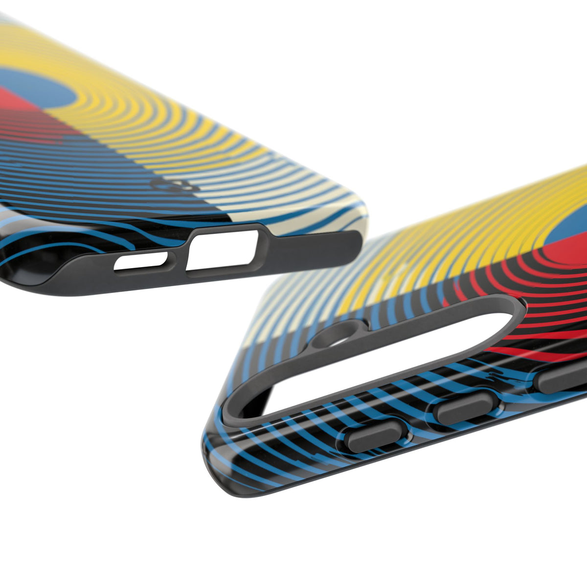Blue Tough Phone Case for Samsung - Primary Circuit Orbit
