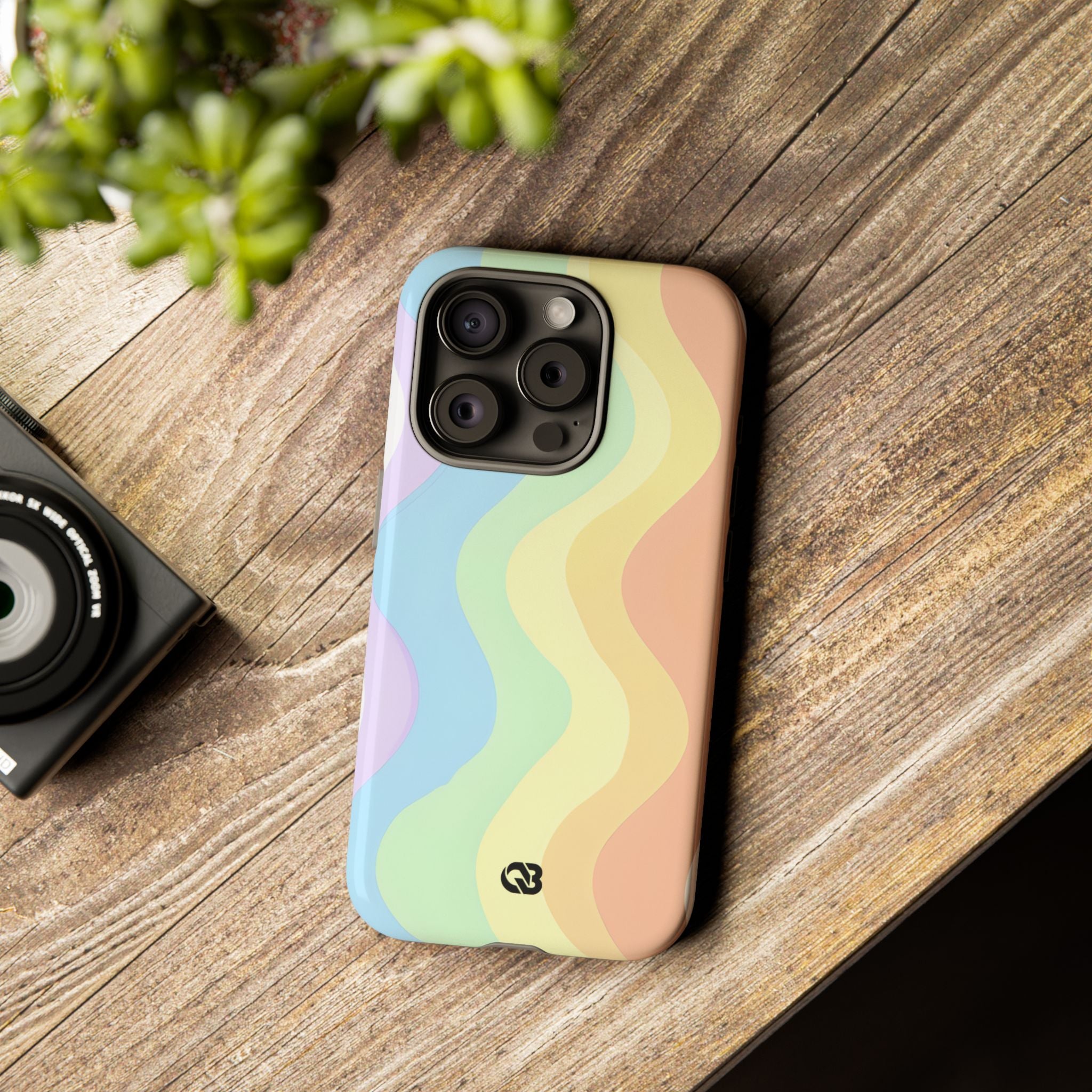 Pastel Ripple Flow · Tough Case na iPhone