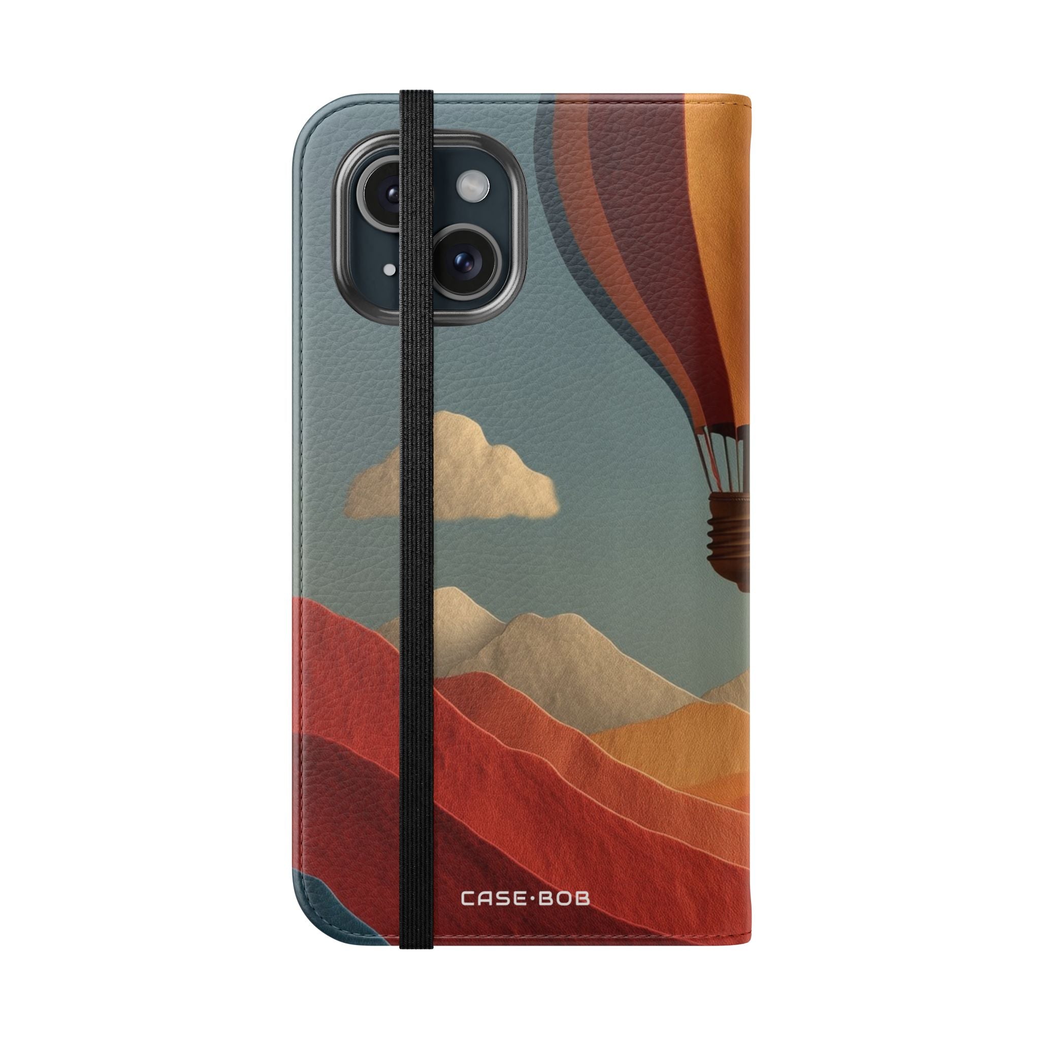 Sunset Balloon - iPhone 15 Case - Wallet