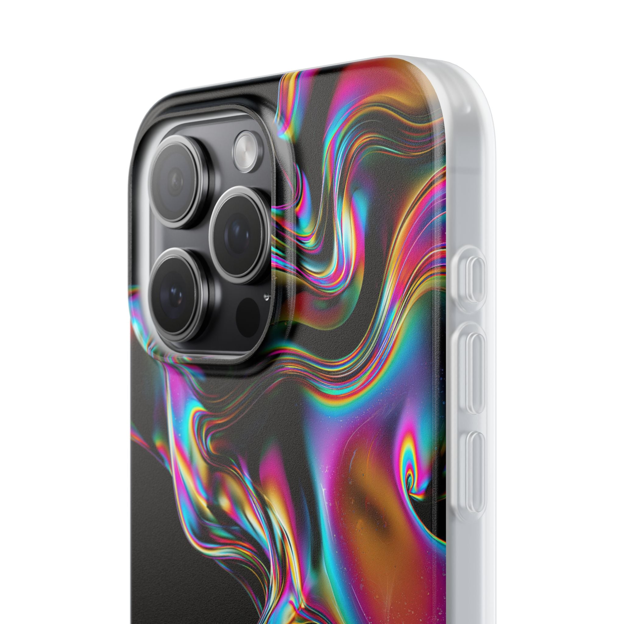 Purple Lite Phone Case for iPhone - Liquid Neon Chrome