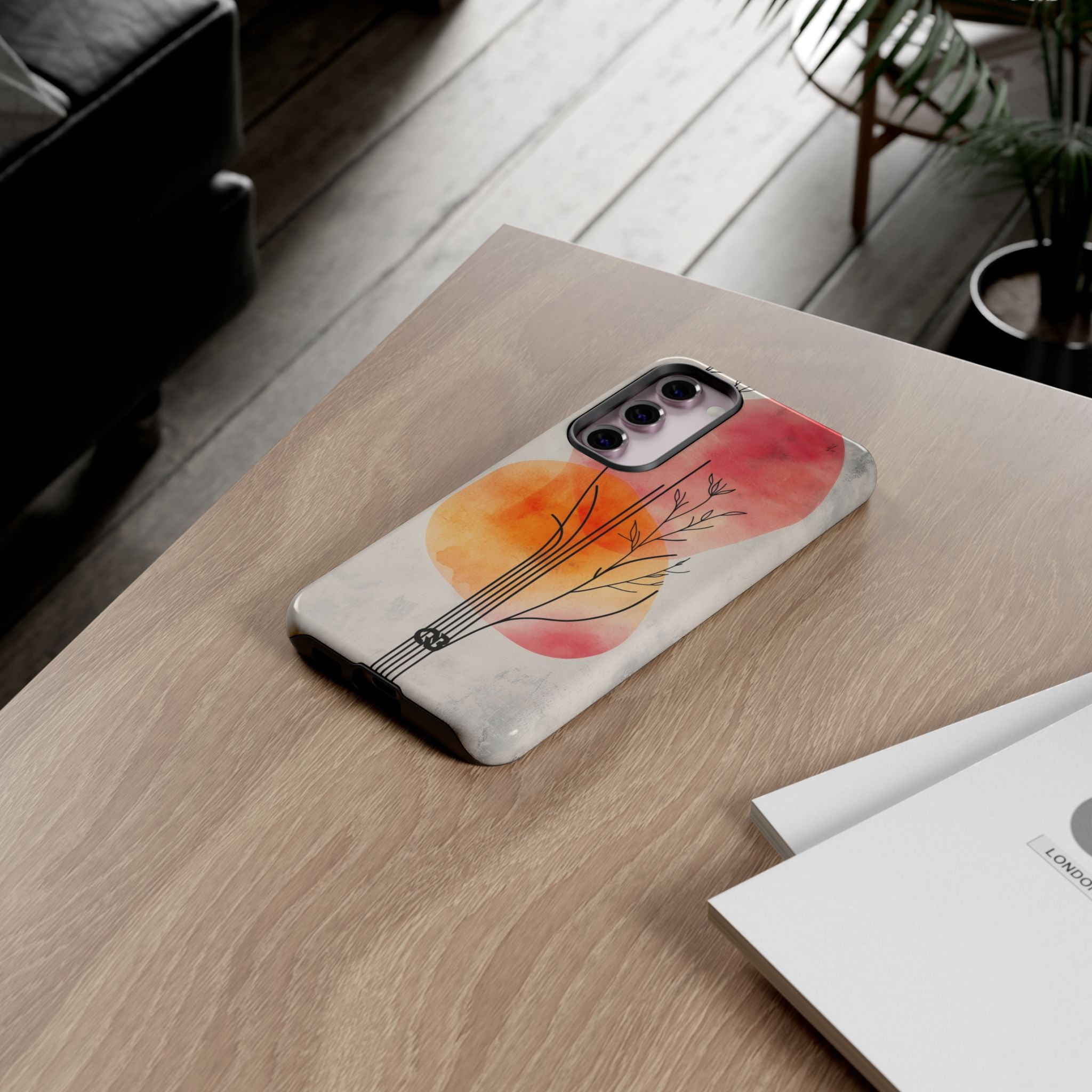 Crimson Bloom Lineage · Tough Phone Case for Samsung