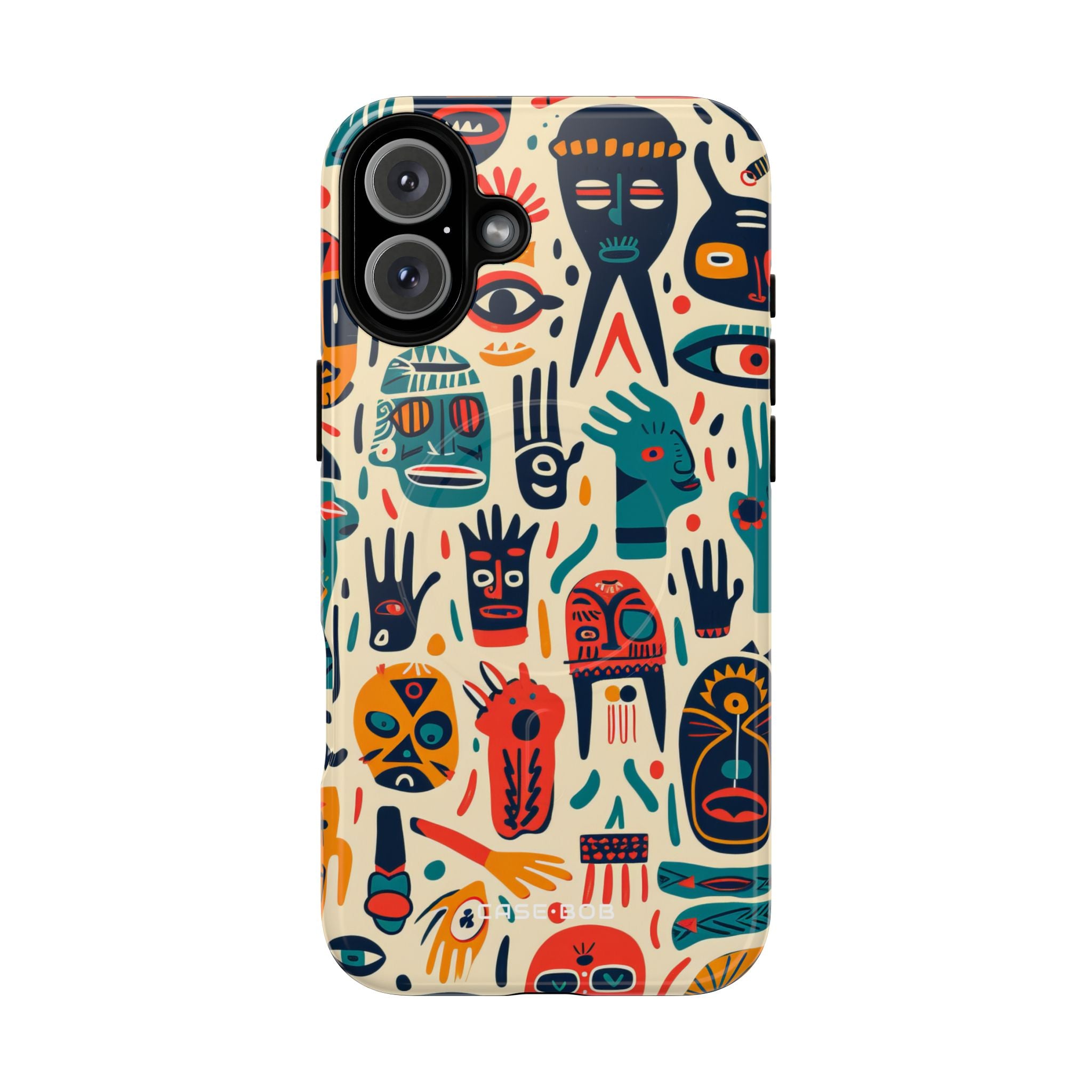 Vivid Faces iPhone 16 Plus Case - Tough+