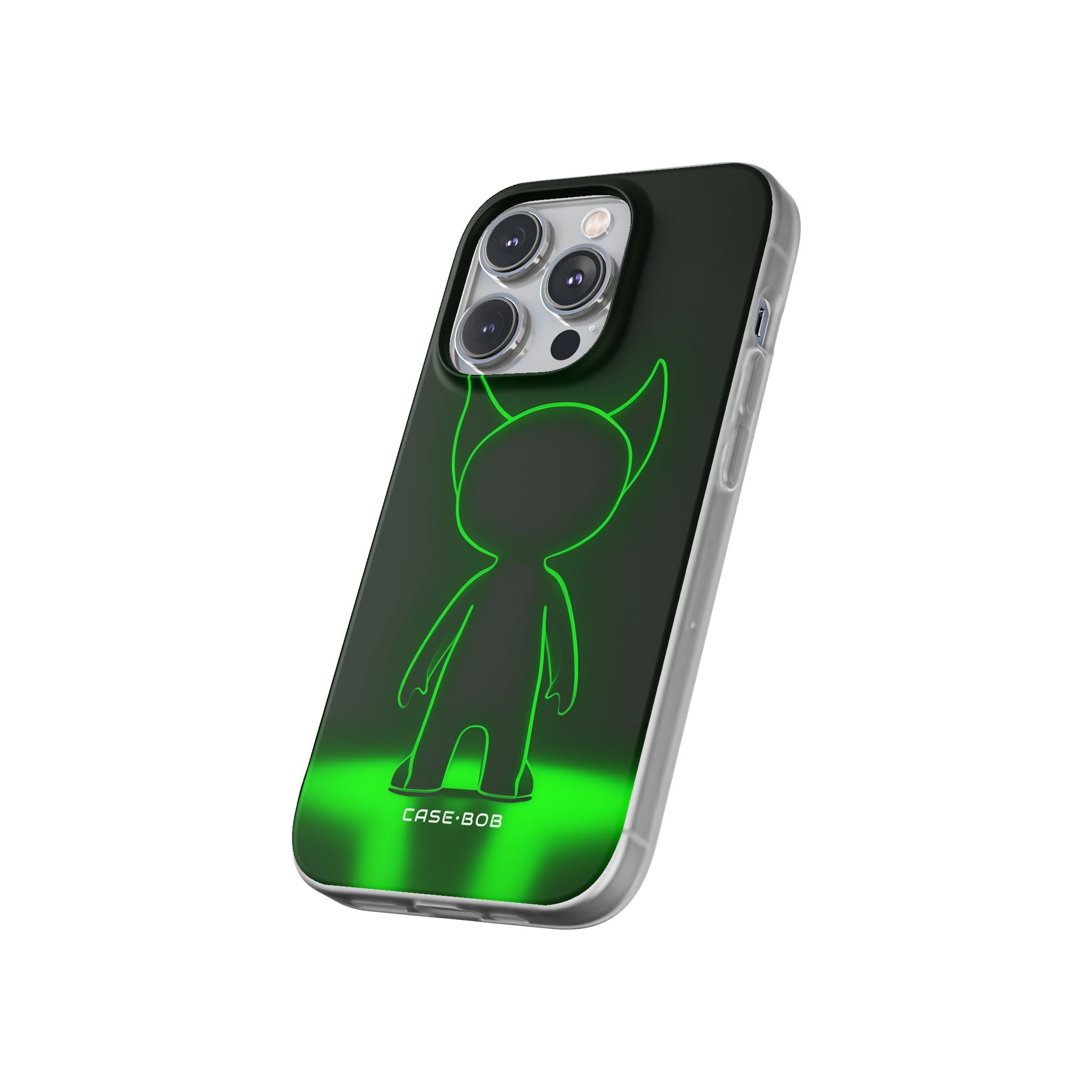 Neon Horned Glow iPhone 14 Pro Case - Soft