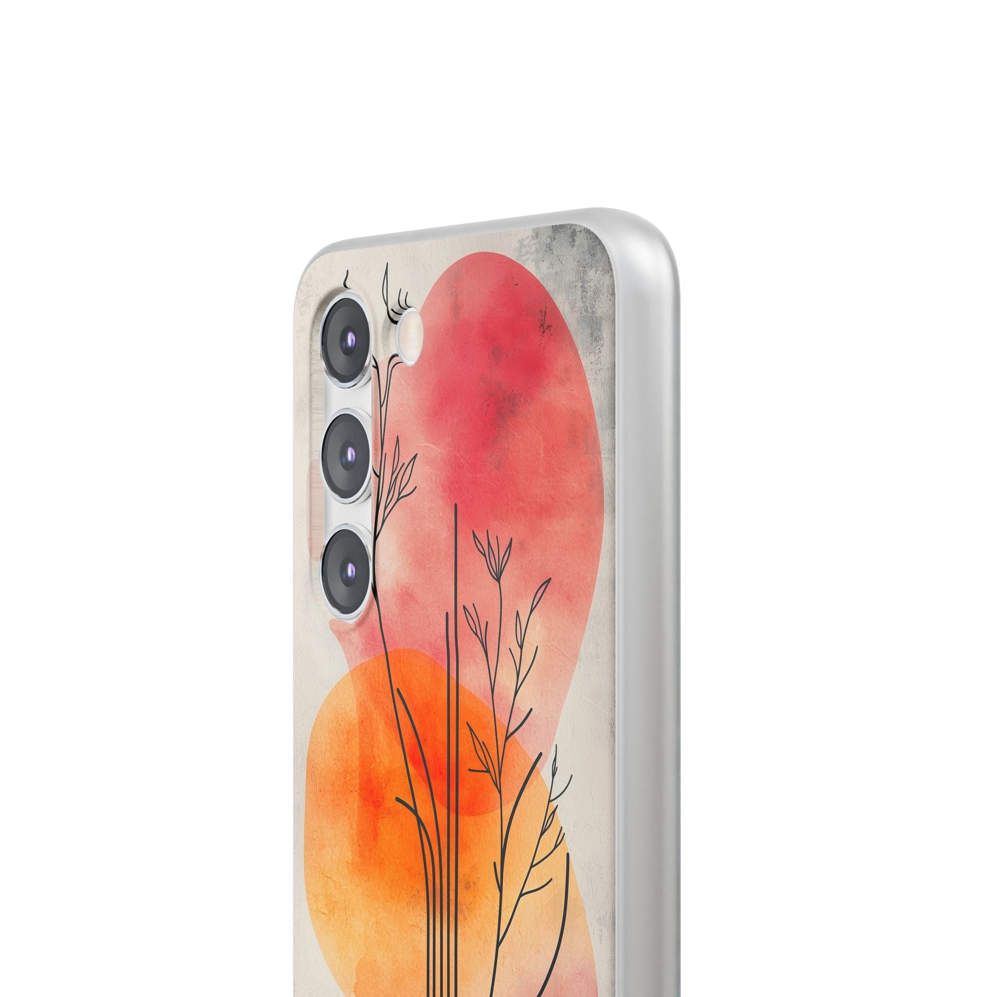 Crimson Bloom Lineage · Soft Phone Case for Samsung