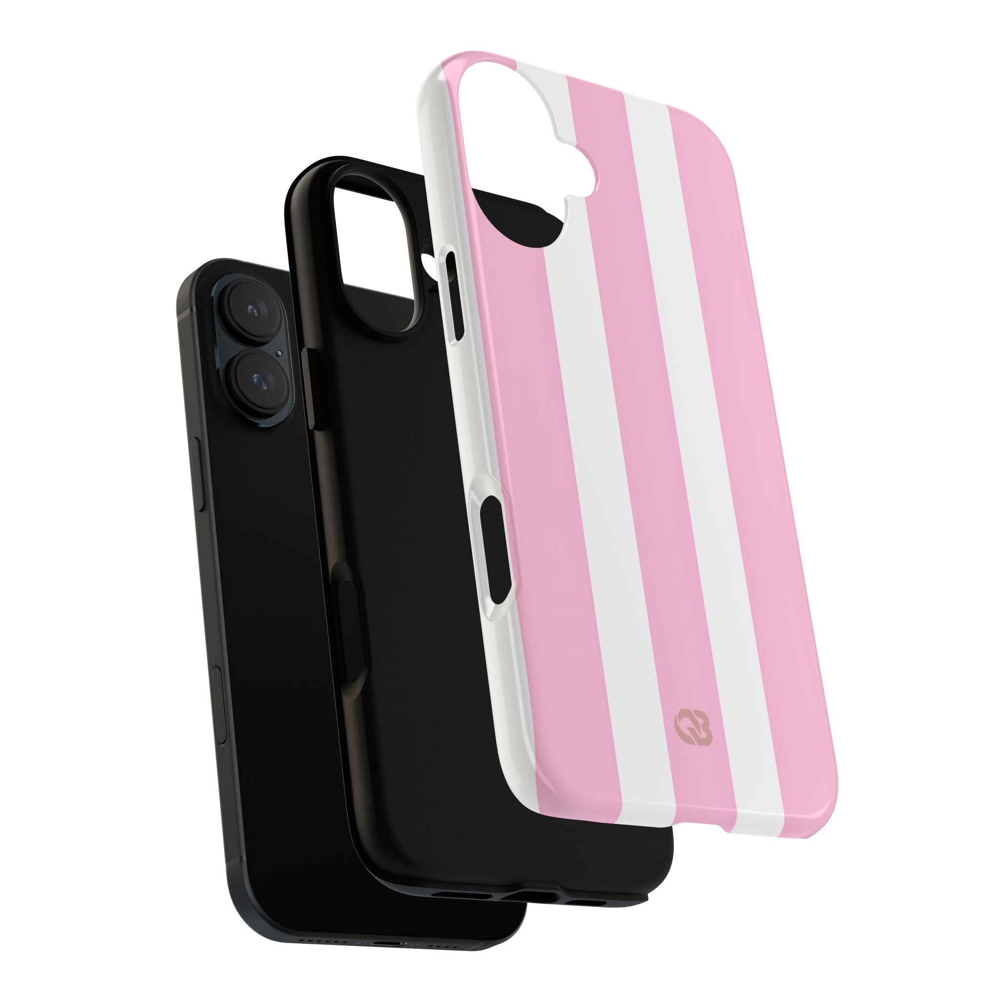 Soft Pink Stripe · Tough Coque de téléphone pour iPhone