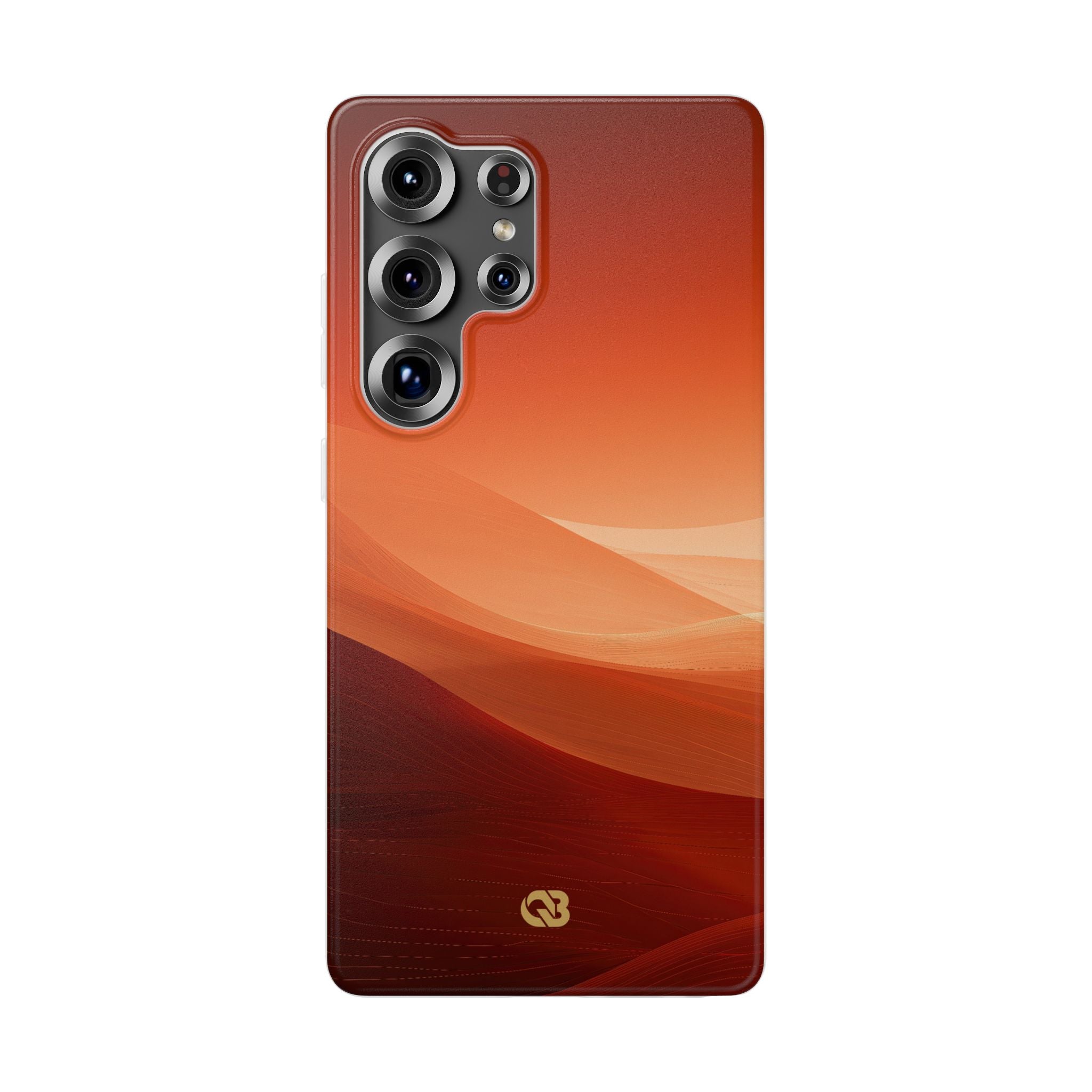 Orange Lite Phone Case for Samsung - Crimson Dune Gradient