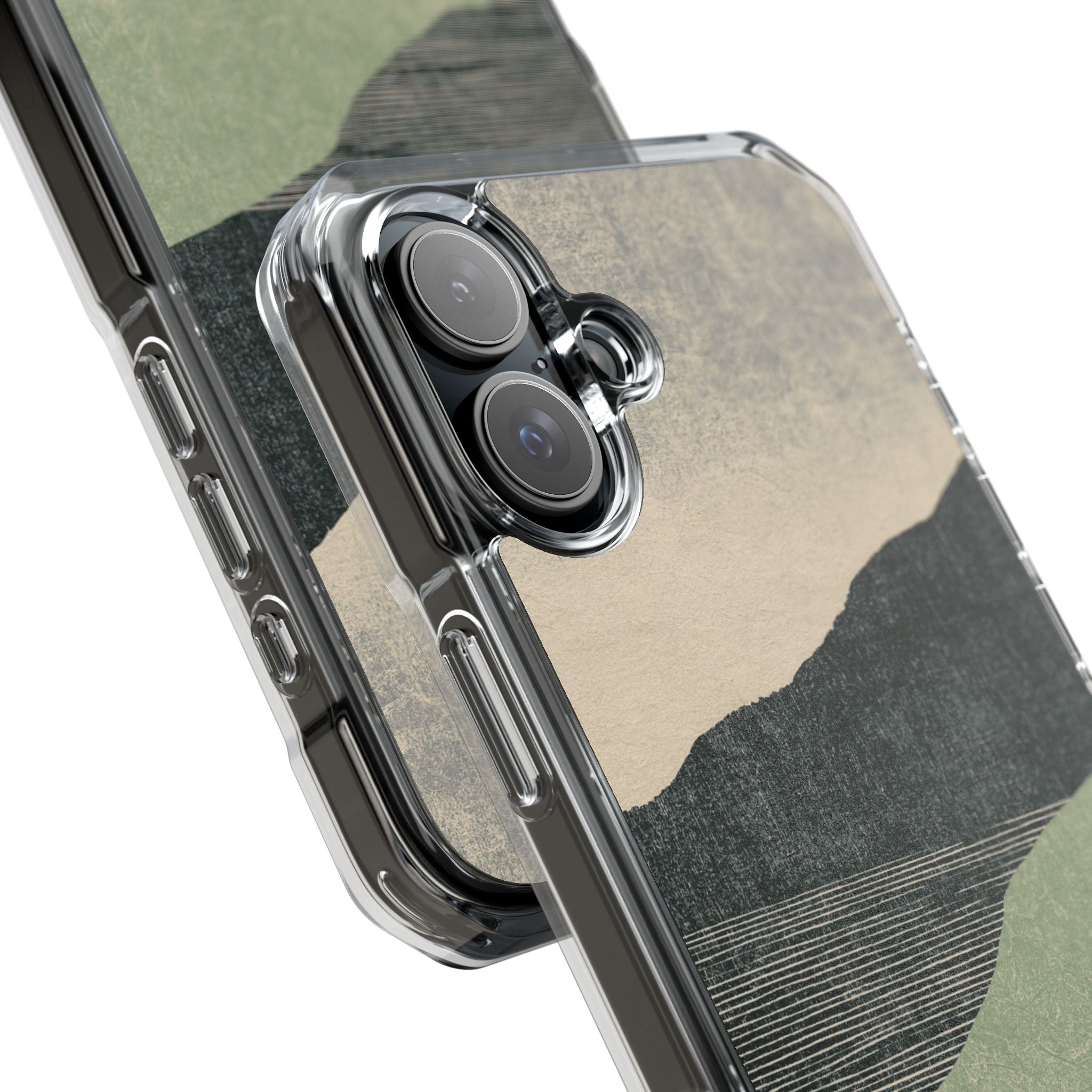 Green Impact MagSafe Phone Case for iPhone - Moss Ridge Grain