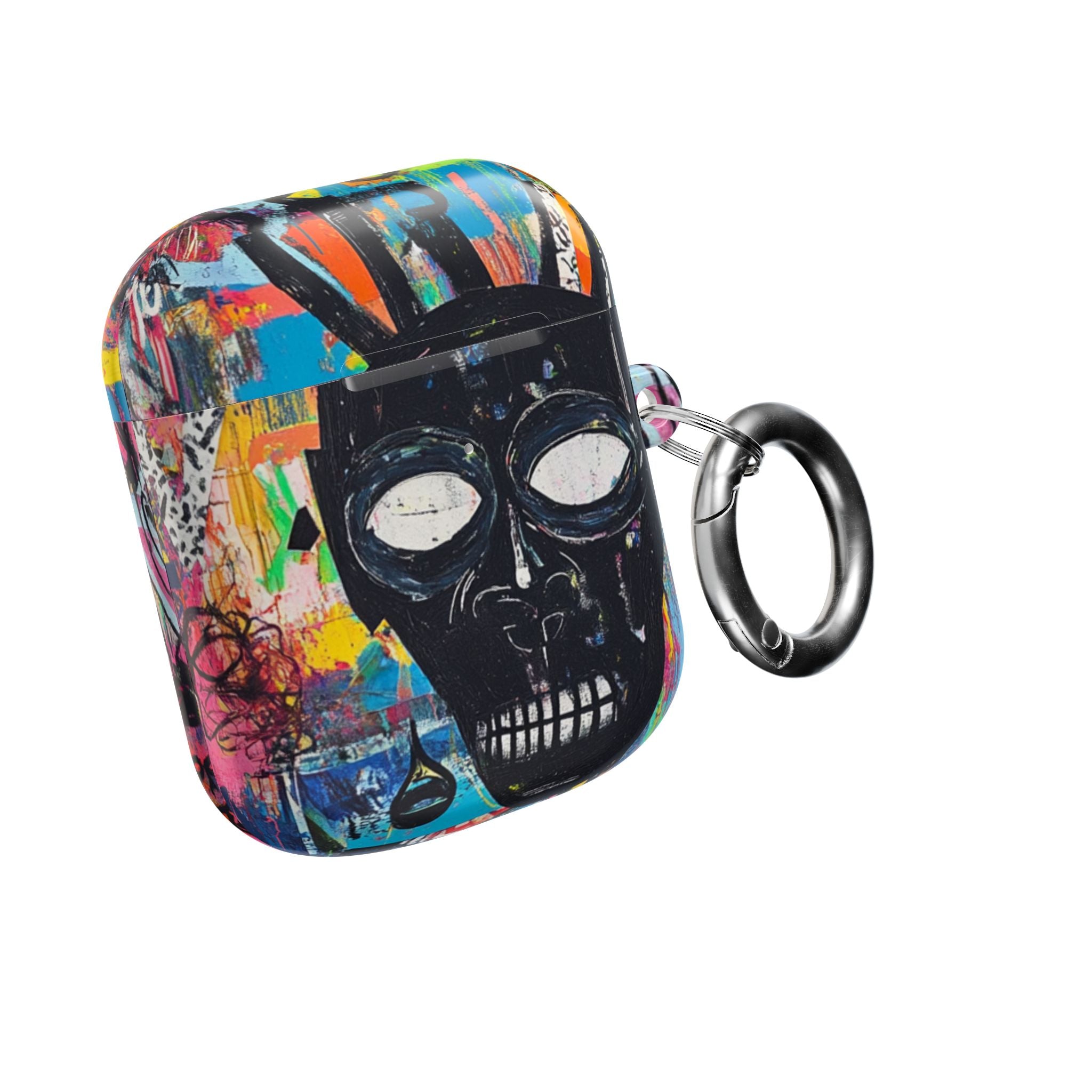 Neon Skull Burst - AirPods Cover