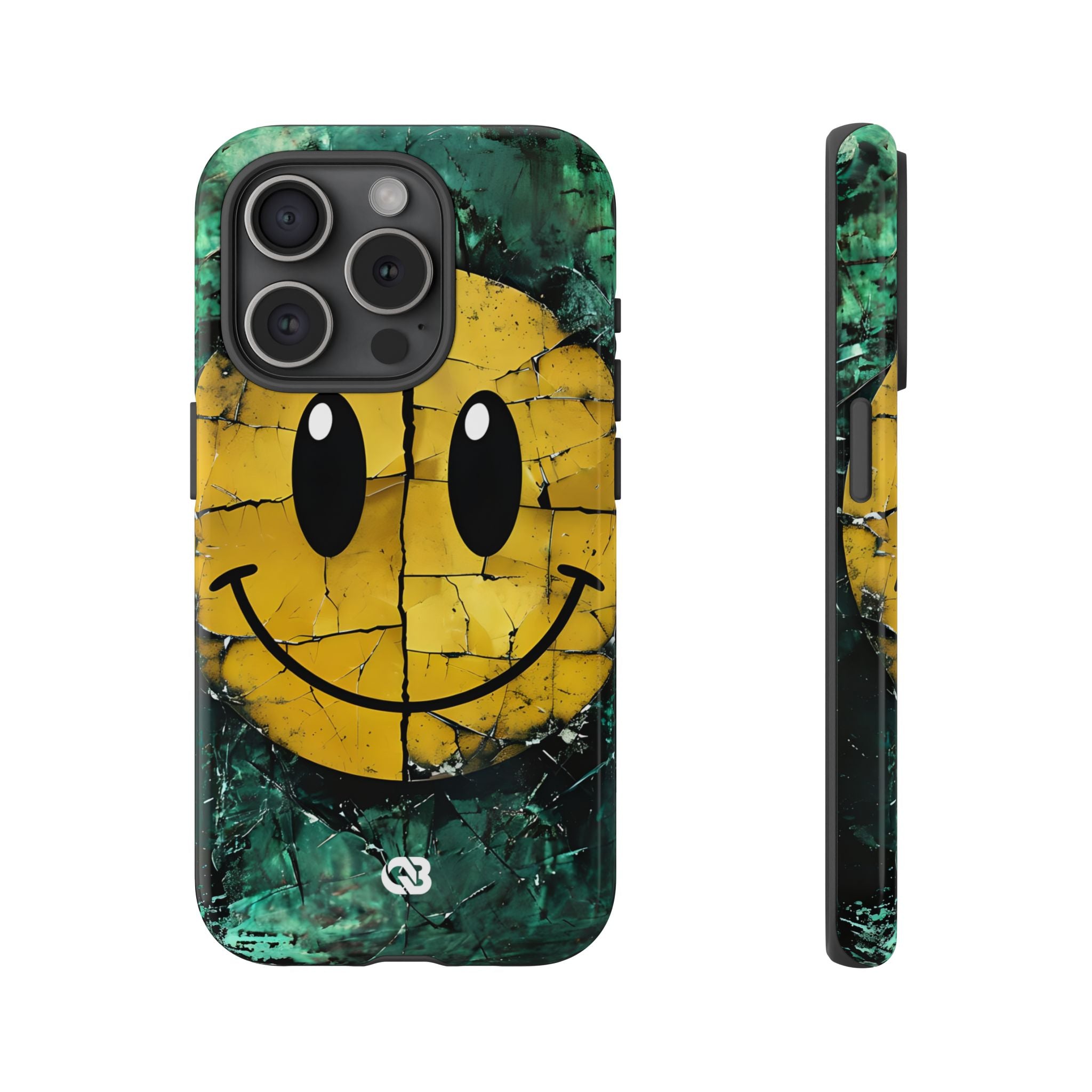 Fractured Yellow Grin · Tough Handyhülle für iPhone