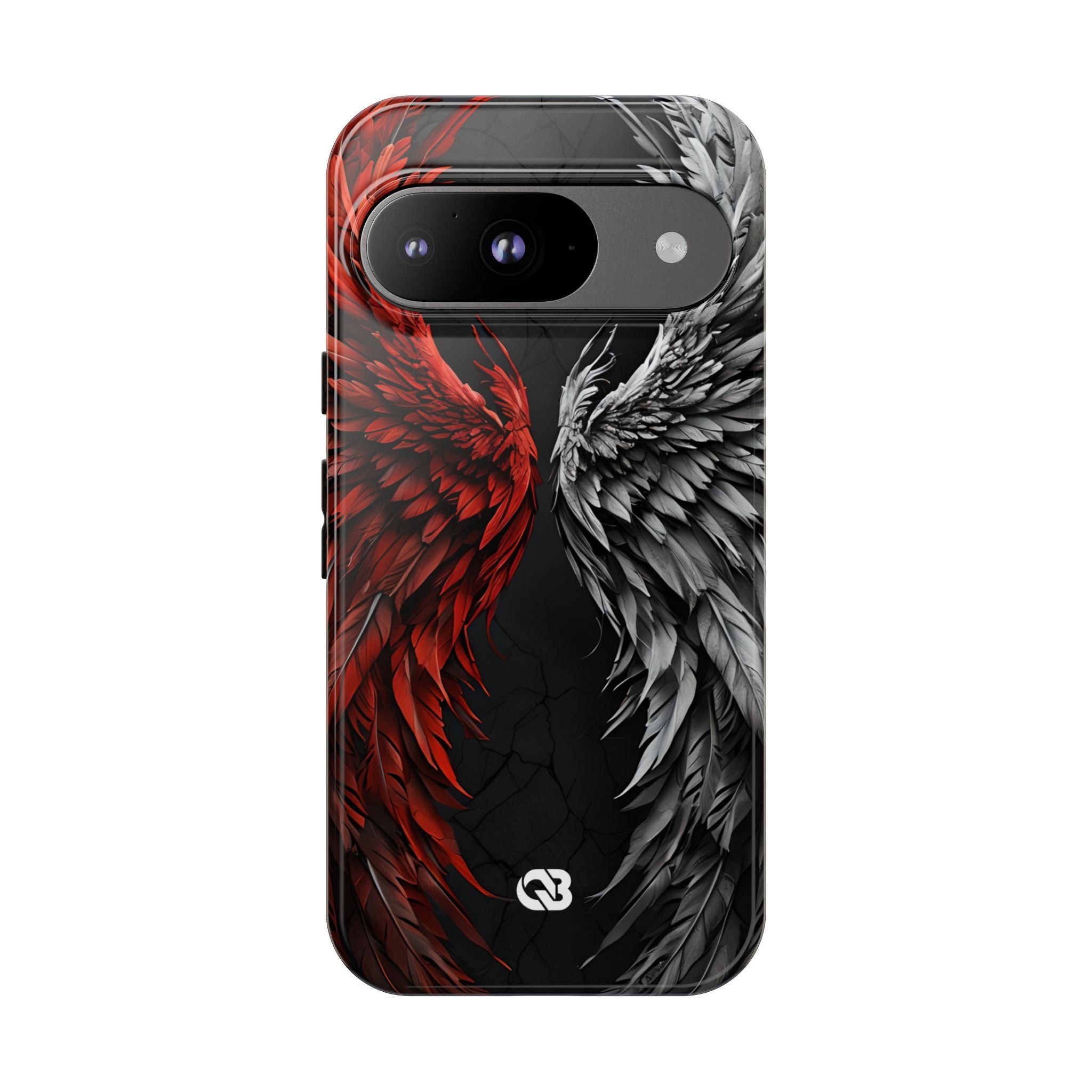 Split Crimson Wing · Tough Phone Case for Google Pixel