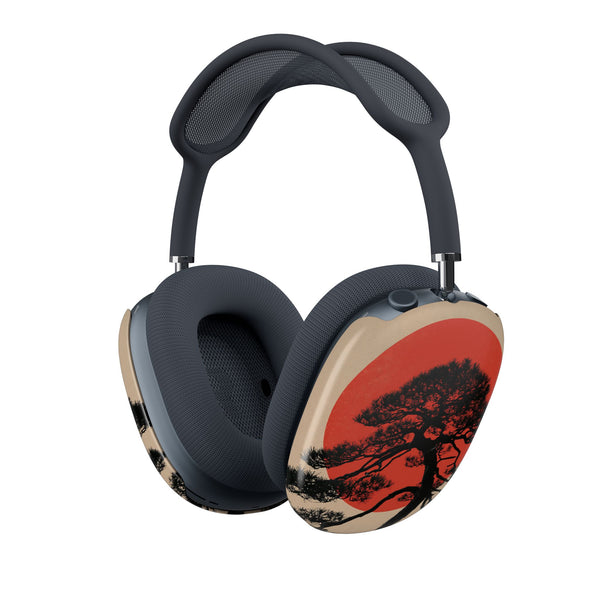 Crimson Pine Solitude · Hard Case for AirPods Max · Beige