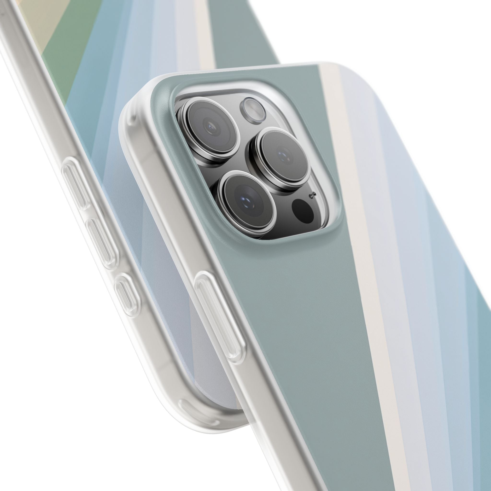 Green Lite Phone Case for iPhone - Sage Prism Beam