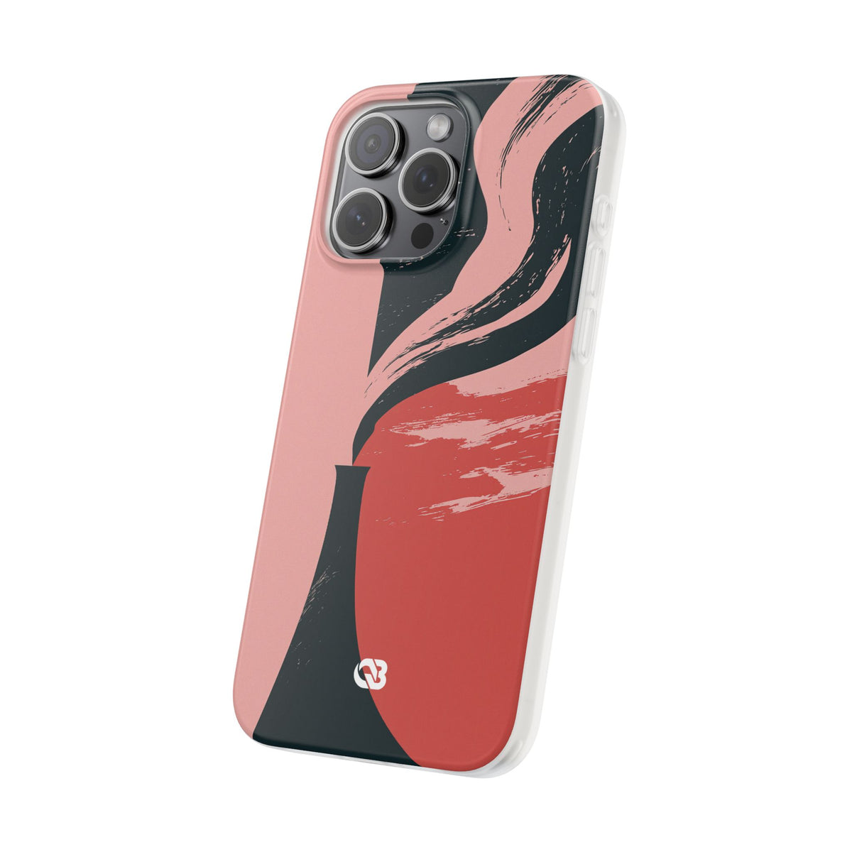 Pink Lite Phone Case for iPhone - Cinder Rose Plume