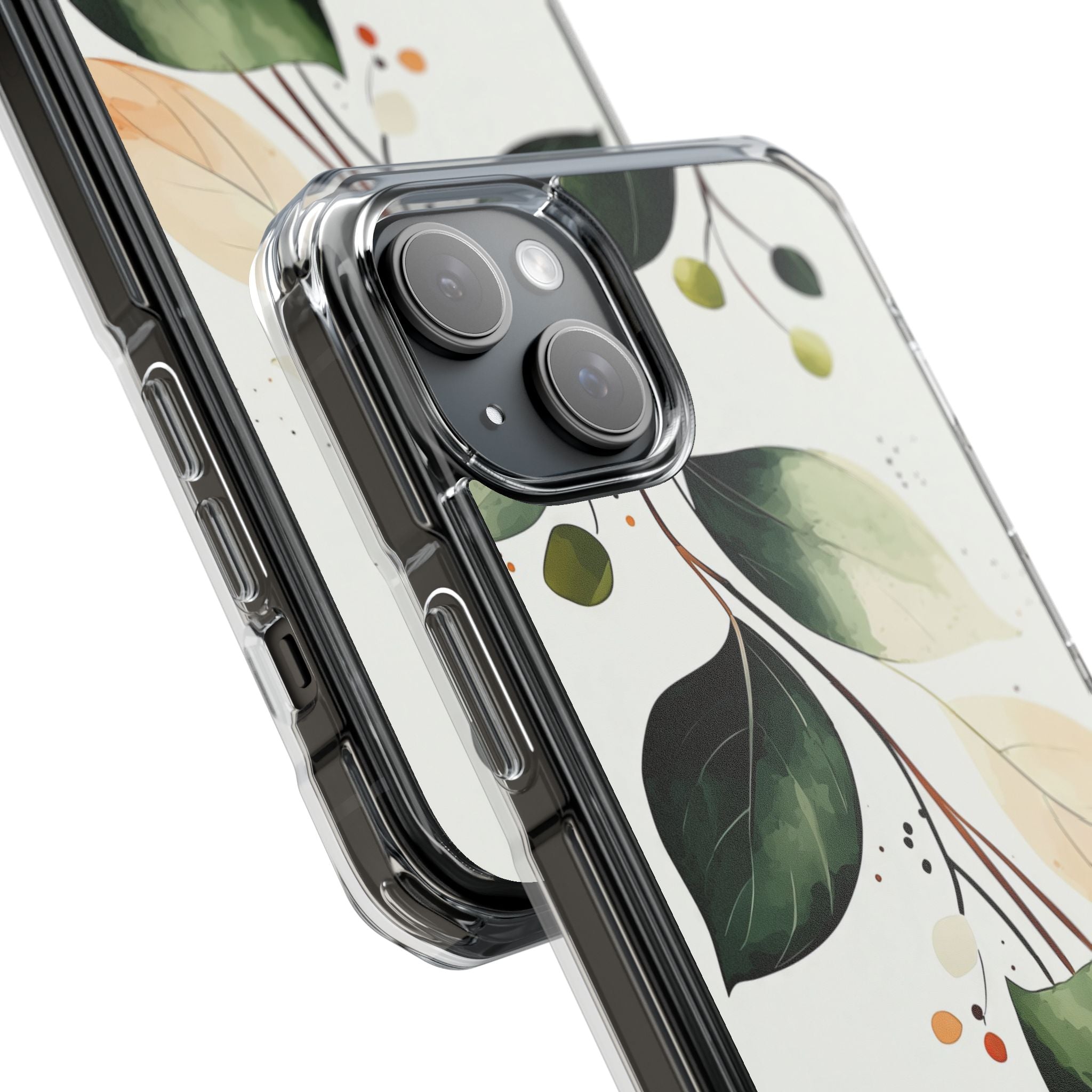 Greenberry Branch iPhone 15 Plus Skal - Impact