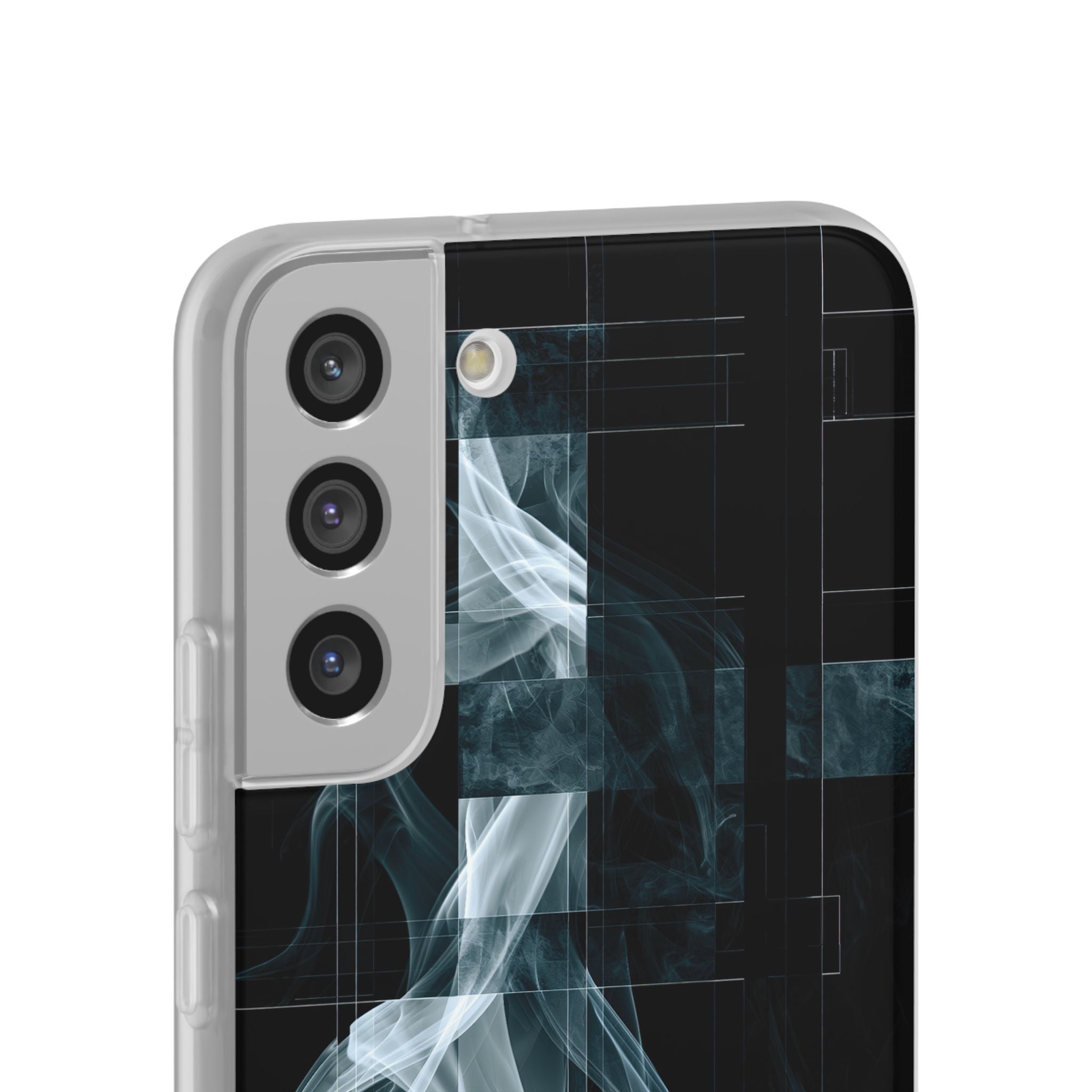 Black Lite Phone Case for Samsung - Arctic Vapor Grid