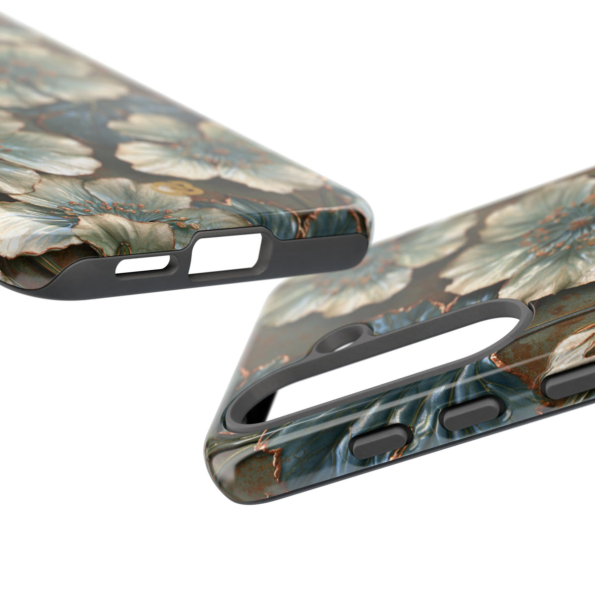 Gilded Blossom Reverie · Tough Phone Case for Samsung · Teal