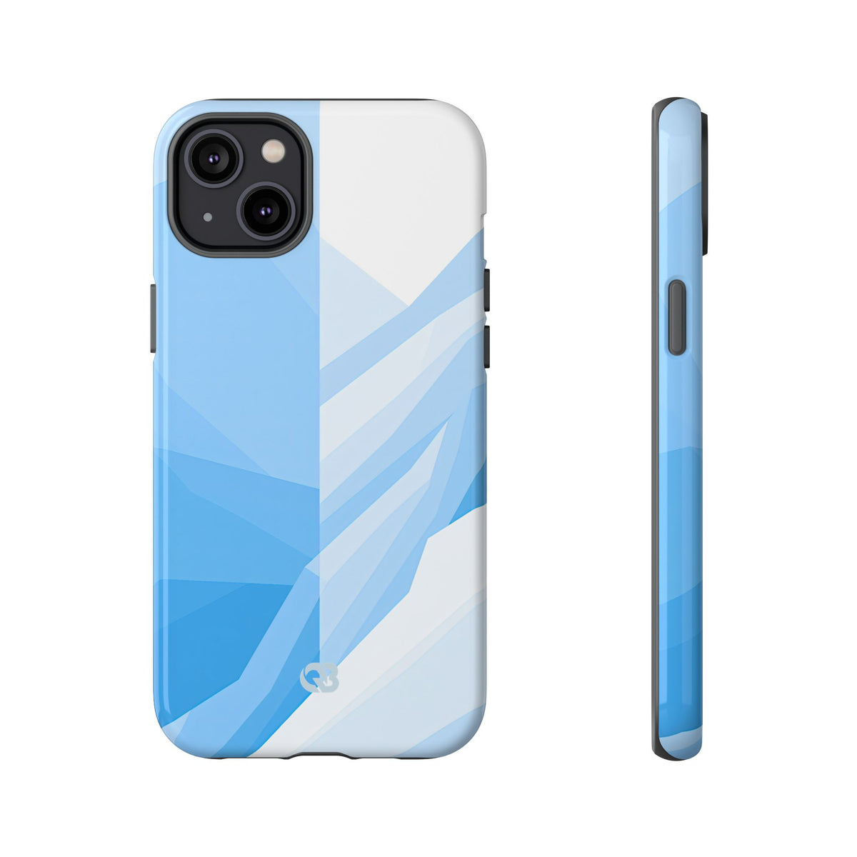 Blue Tough Phone Case for iPhone - Arctic Glacial Ridge