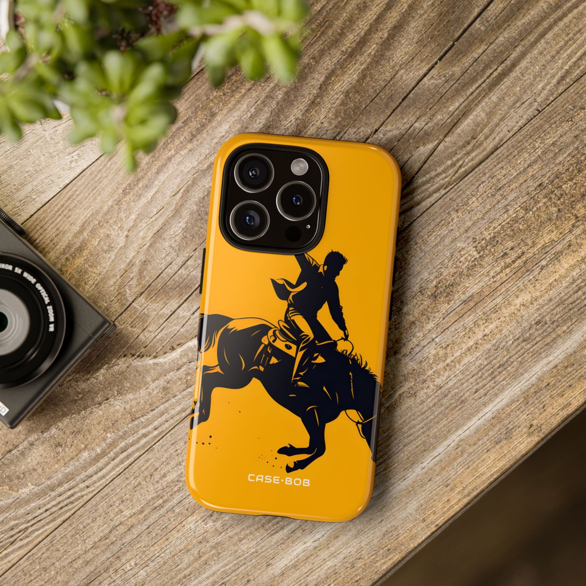 Buckin Cowboy Glow iPhone 16 Pro Case - Tough