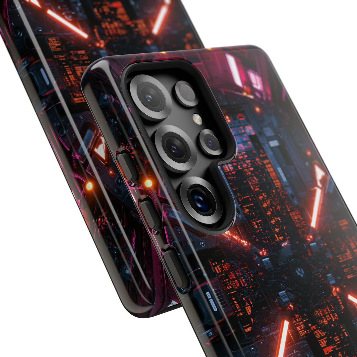 Cybernetic Reactor Core · Tough Phone Case for Samsung · Black