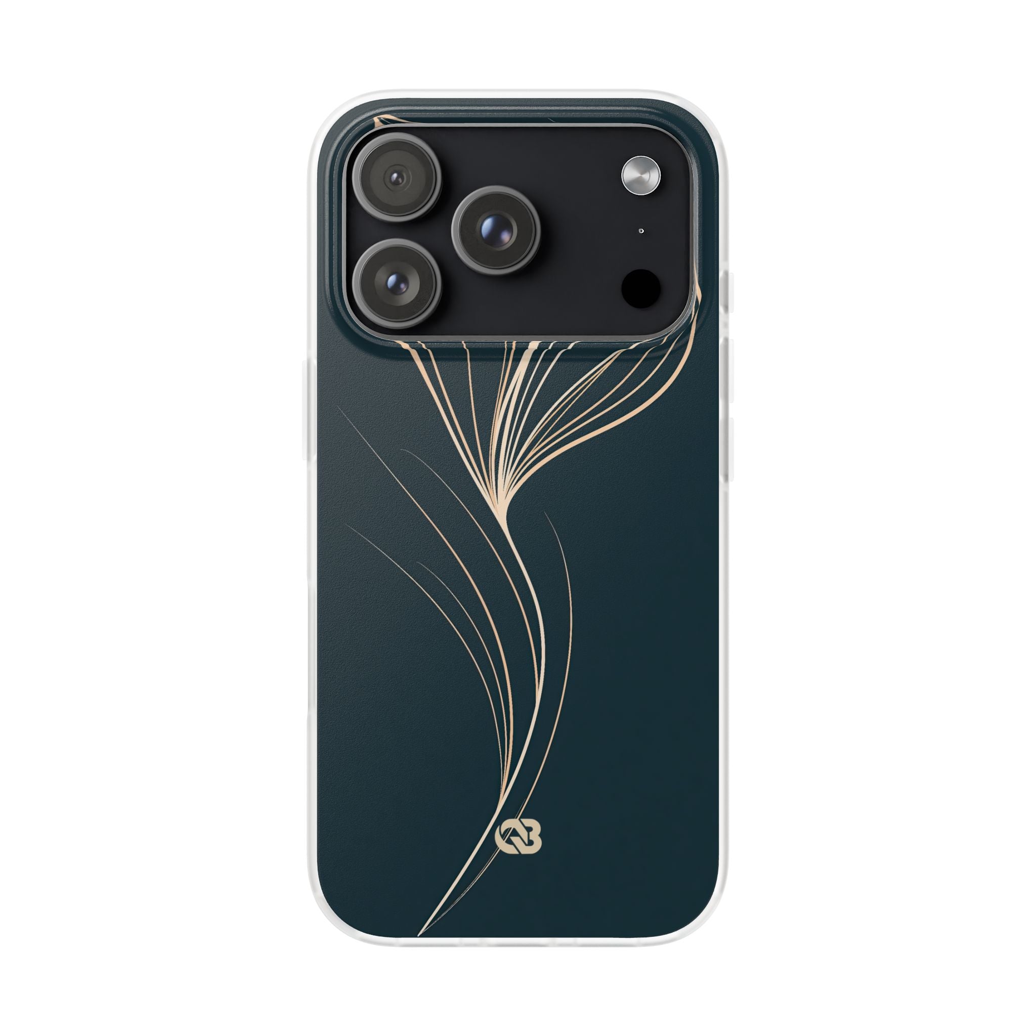 Teal Lite Phone Case for iPhone - Sandstone Silk Flora