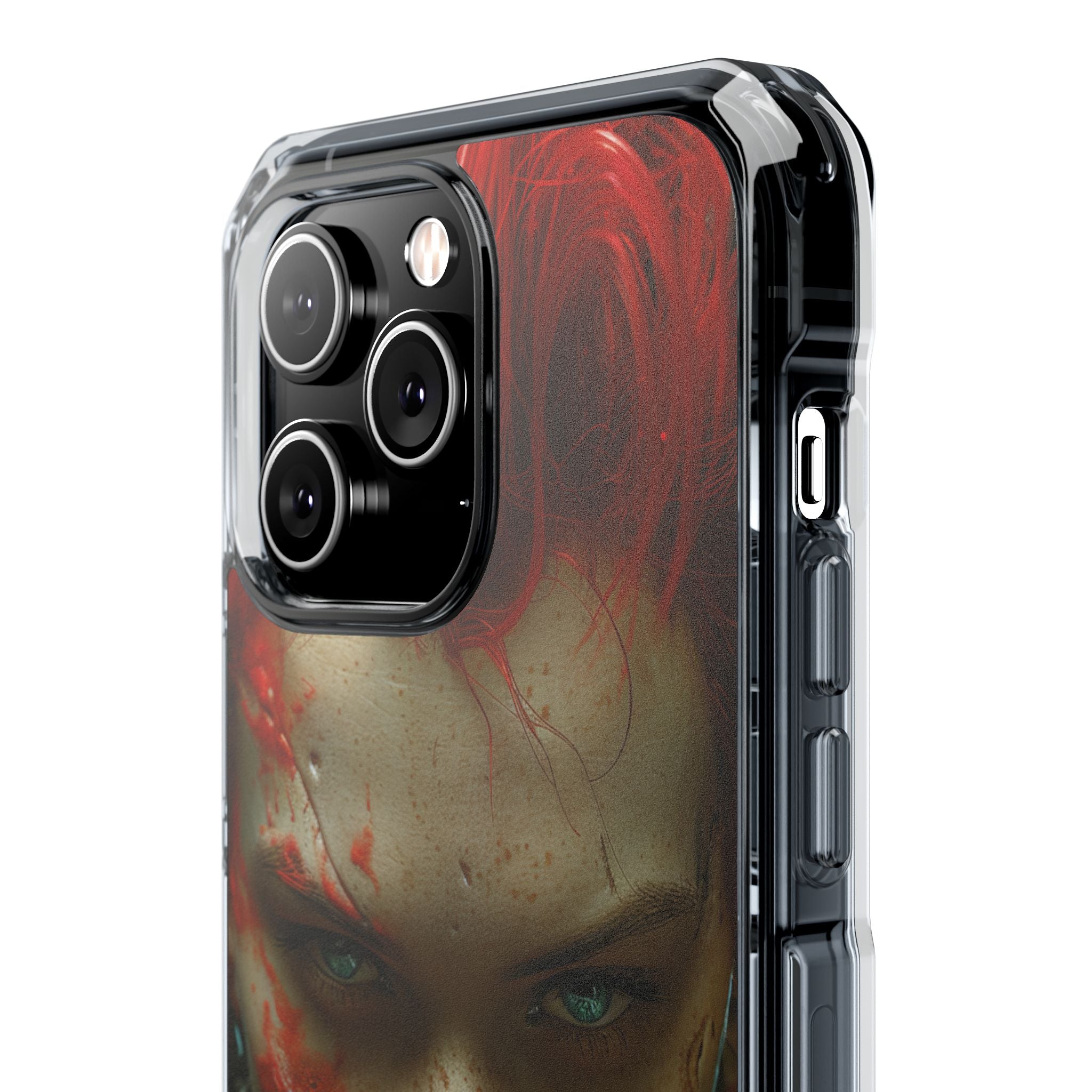 Red Spike Gaze iPhone 14 Pro Max Case - Impact