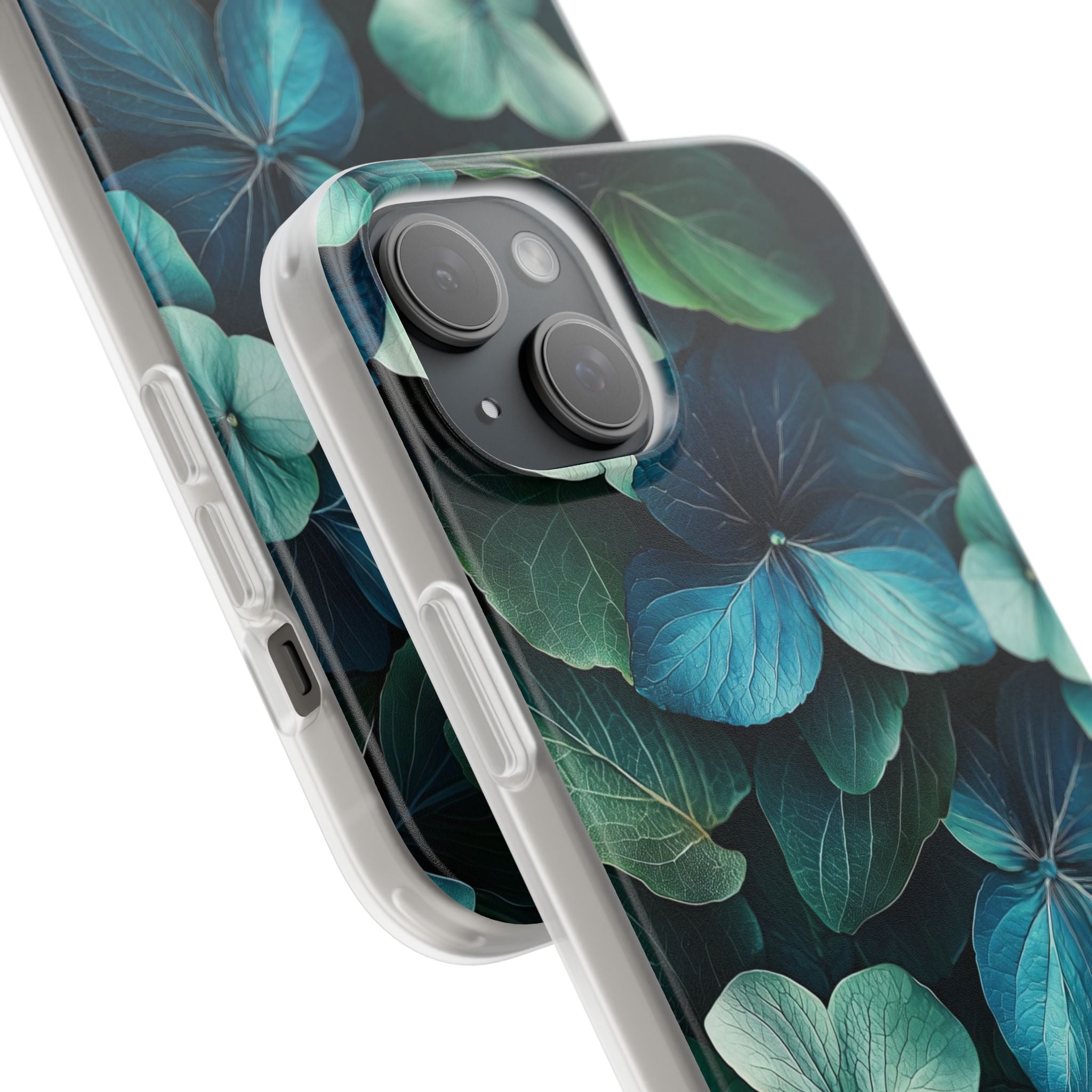 Peach Blossom Cluster iPhone 15 Plus Skal - Mjukt