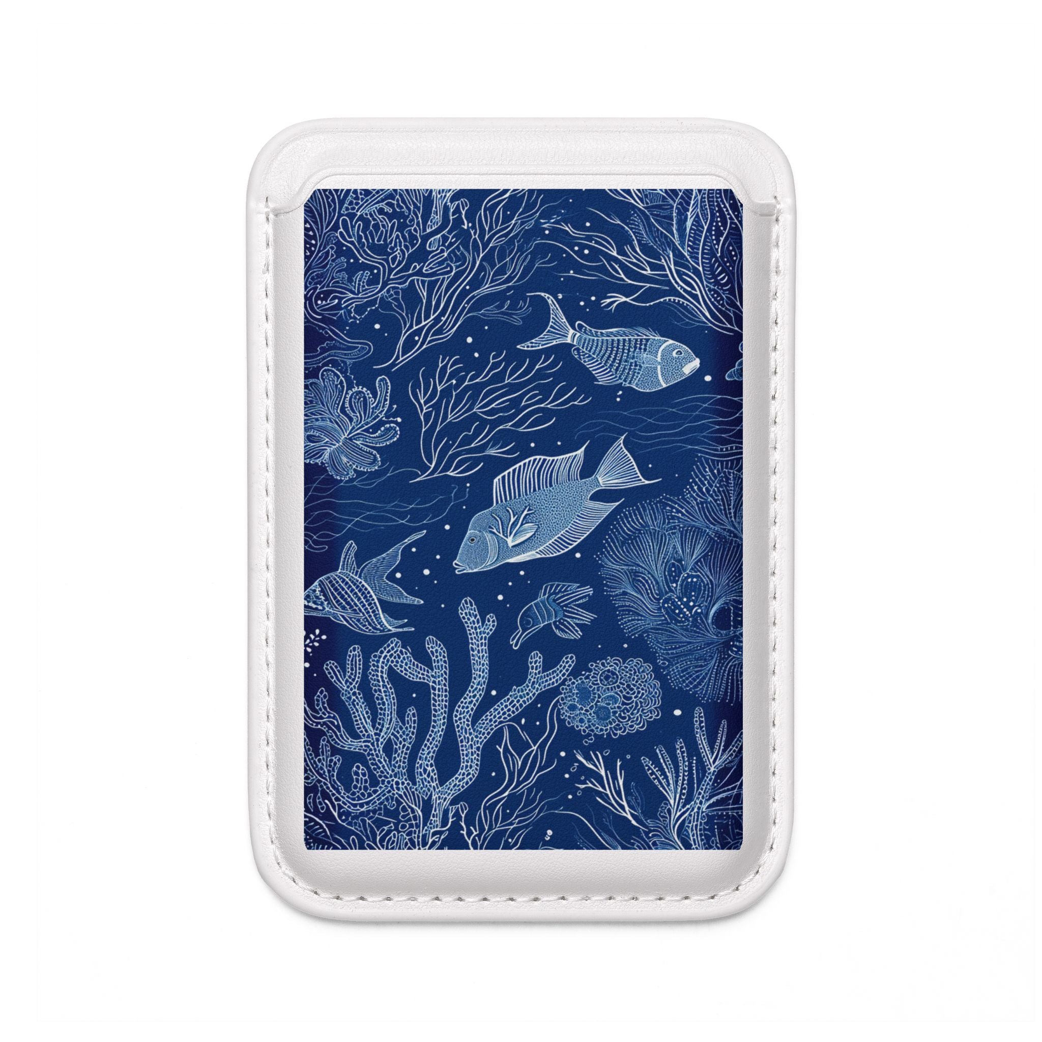 Blue Scale Reef Wallet – MagSafe Ready