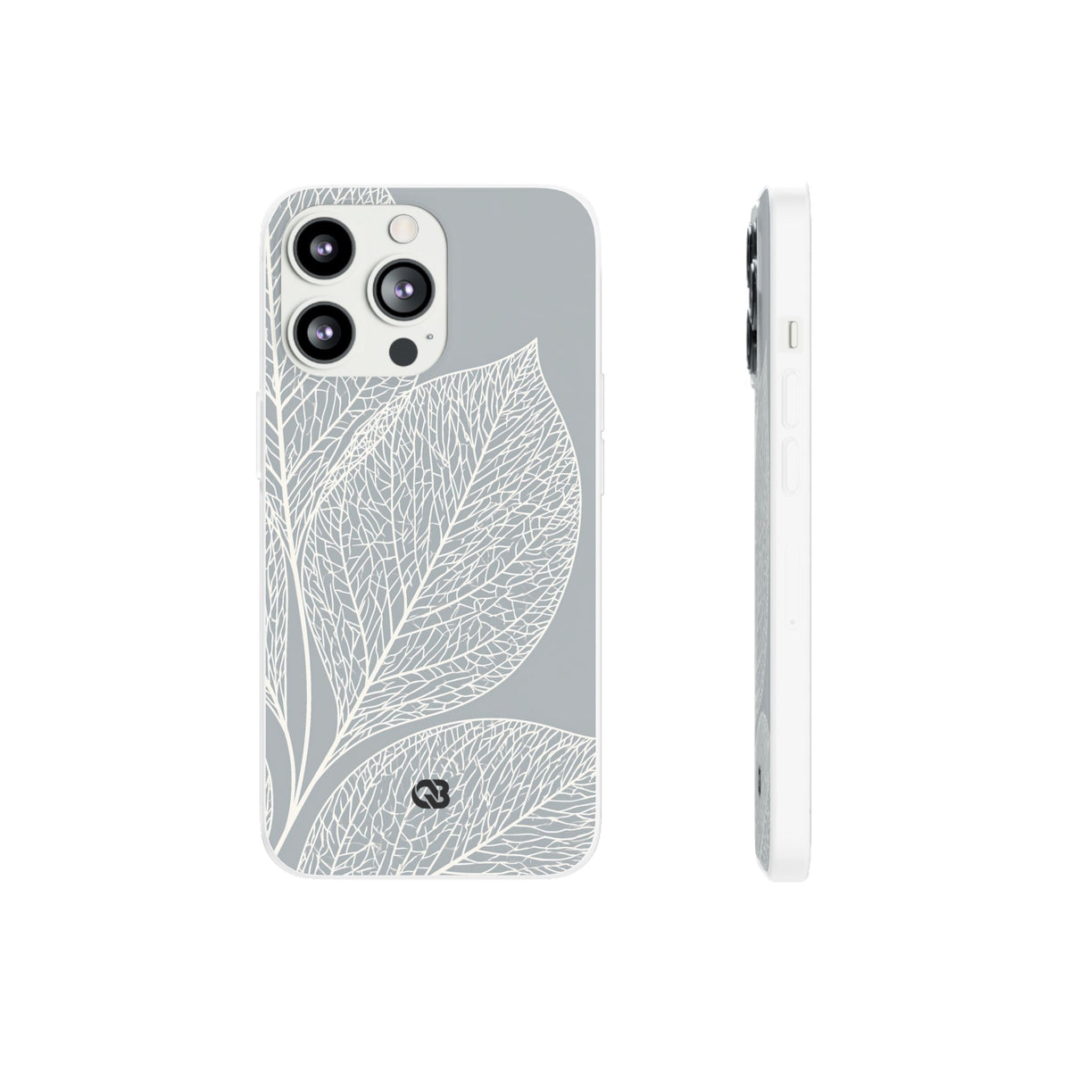 Minimal Leaf Skeleton · Lite Phone Case for iPhone · Grey