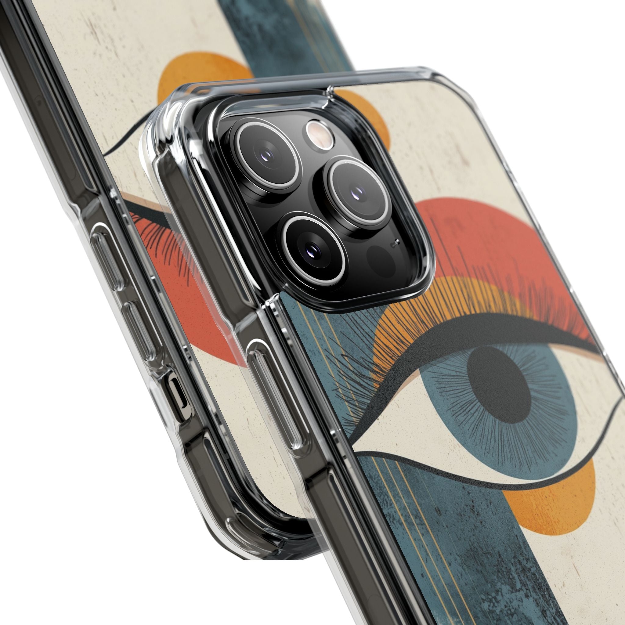 Distressed Azure Ocular · Impact Phone Case for iPhone · Magsafe