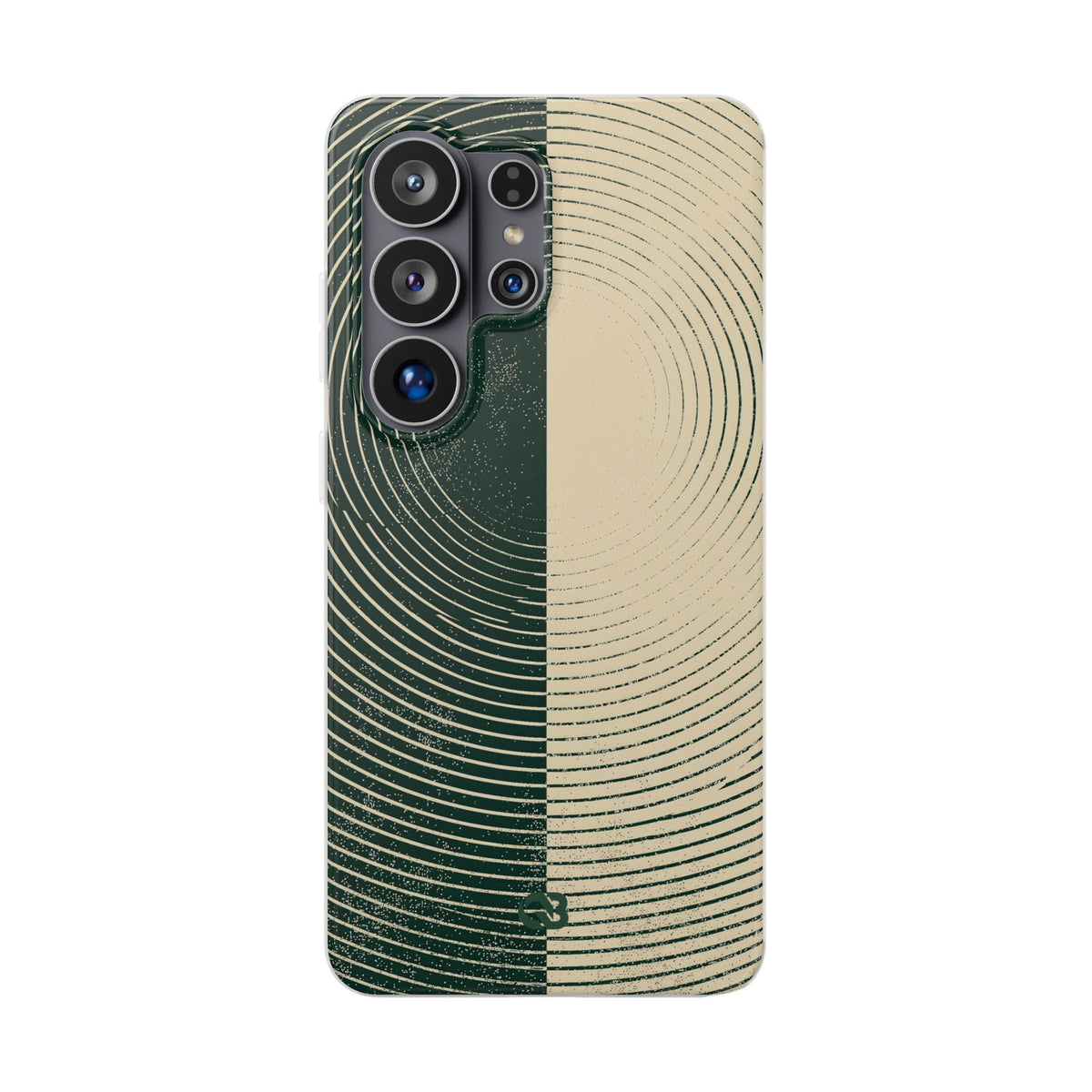 Green Lite Phone Case for Samsung - Evergreen Split Grain