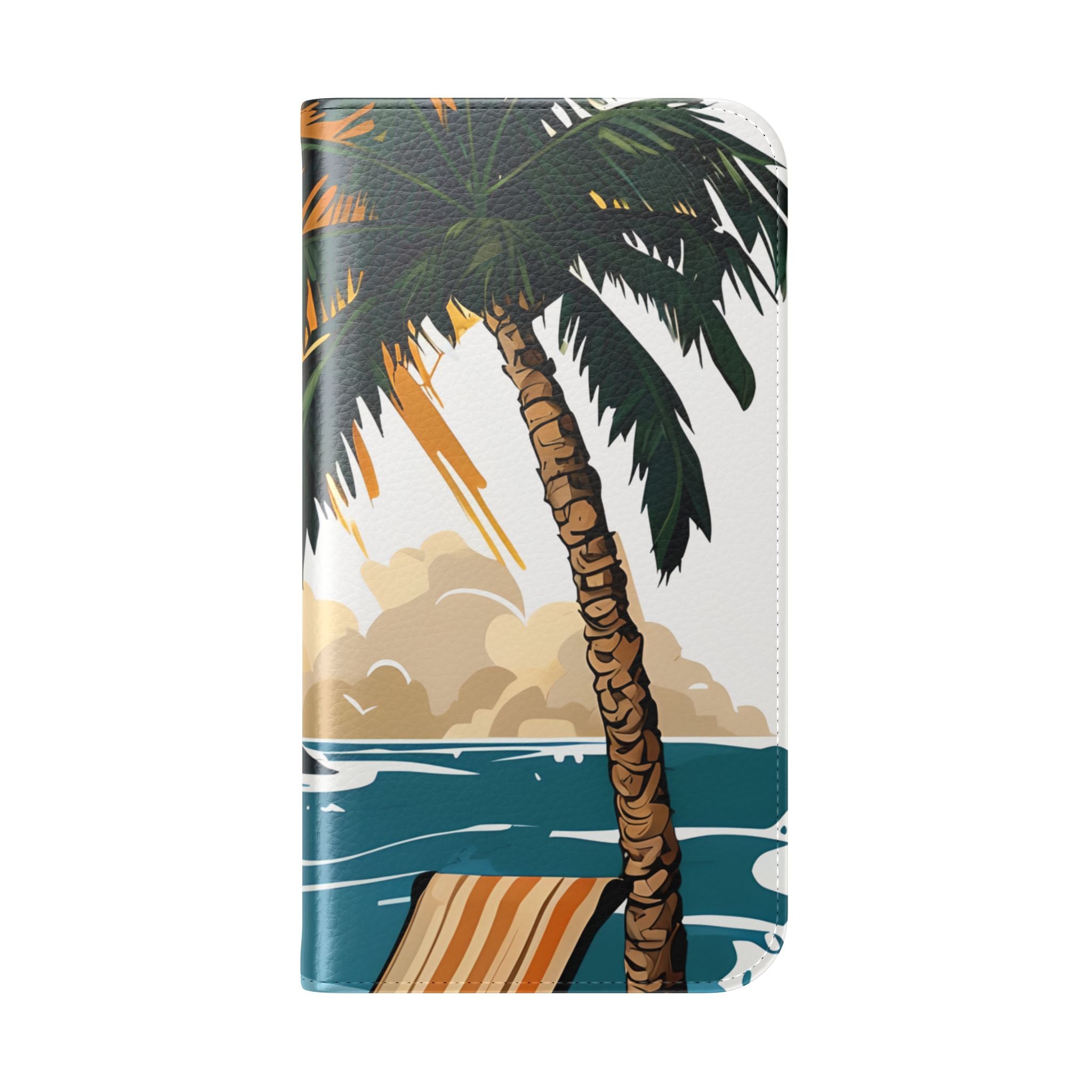 Palm Sunscape - iPhone 15 Pro Case - Wallet