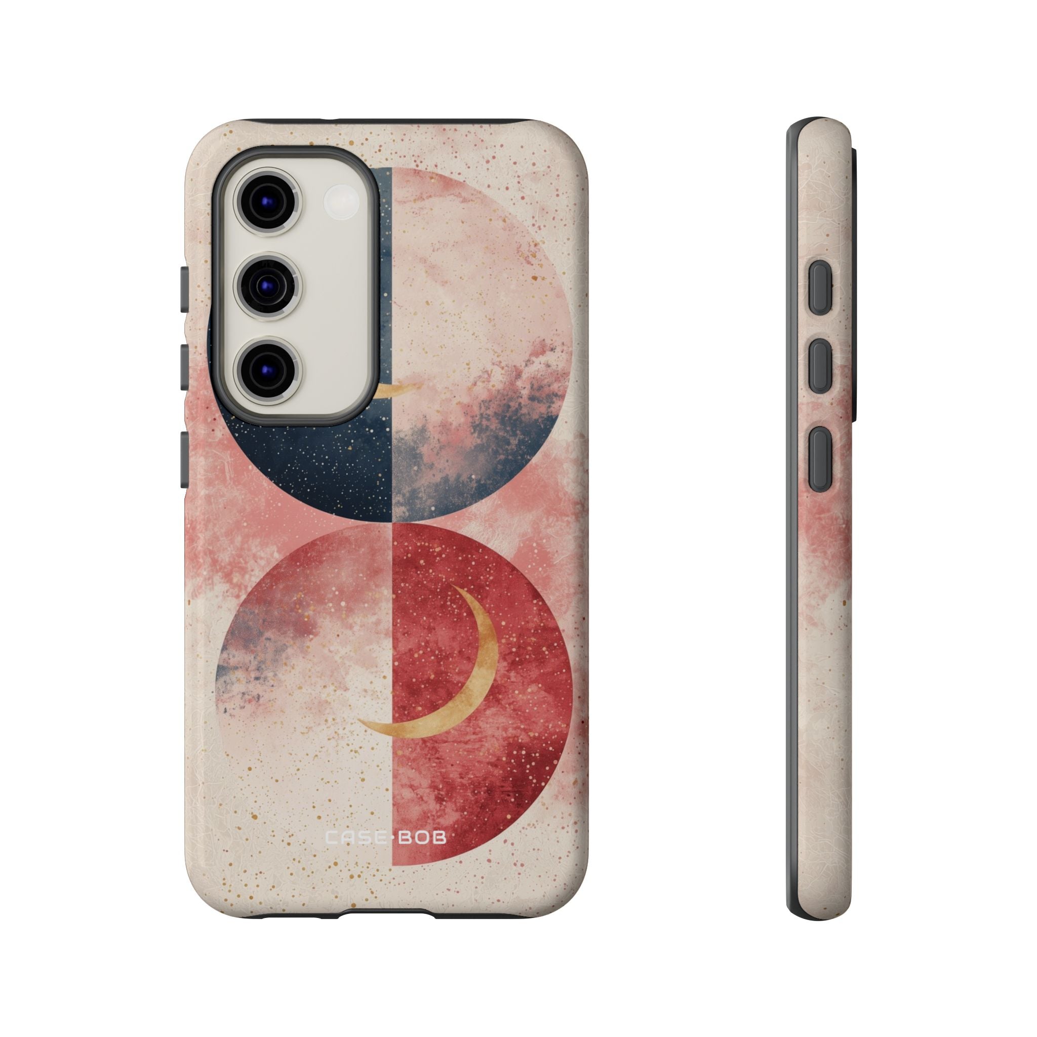 Golden Crescent Circles Samsung S23 Case - Tough