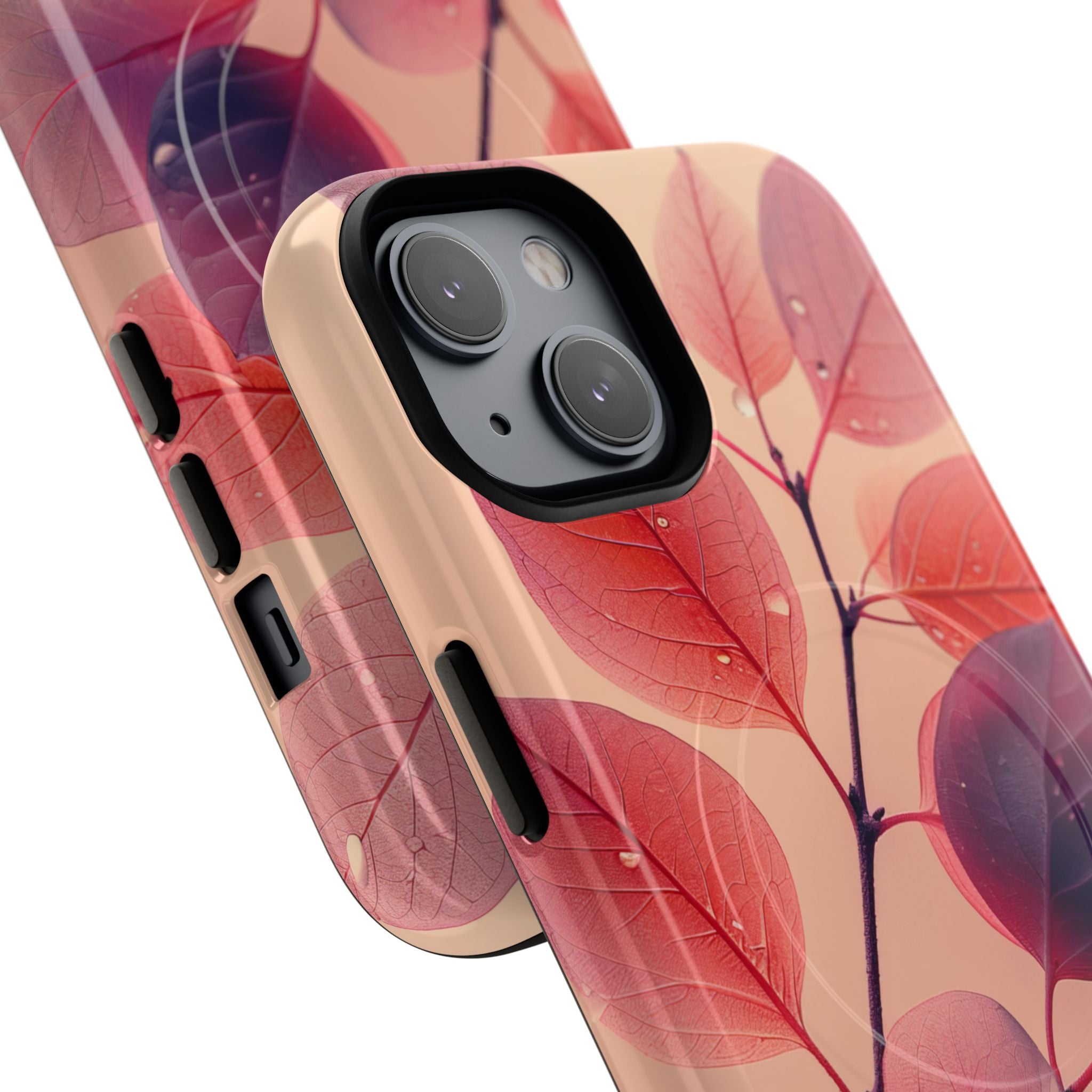Dewy Magenta Foliage · Tough+ Phone Case for iPhone · Magsafe