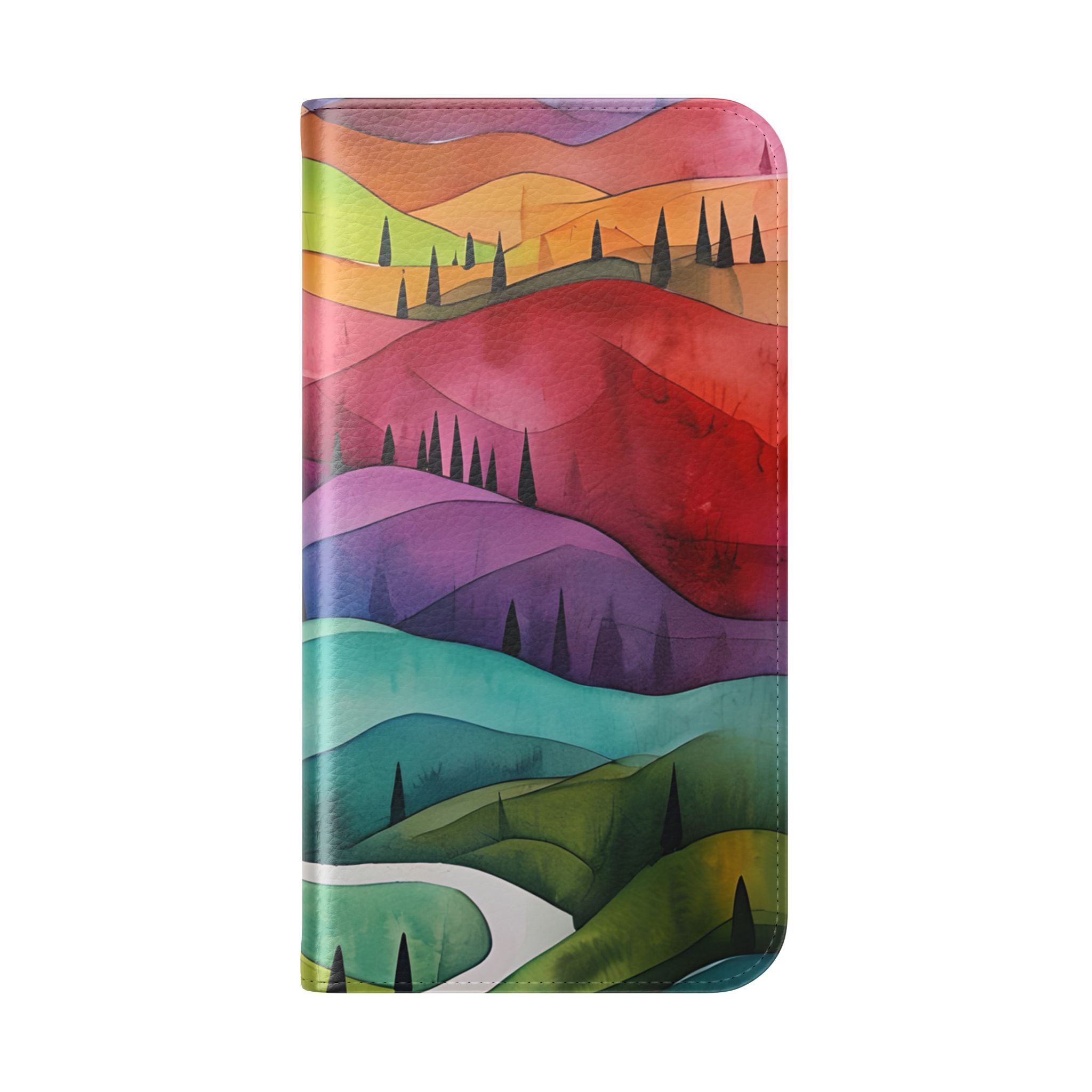 White Pathway - iPhone 15 Pro Case - Wallet