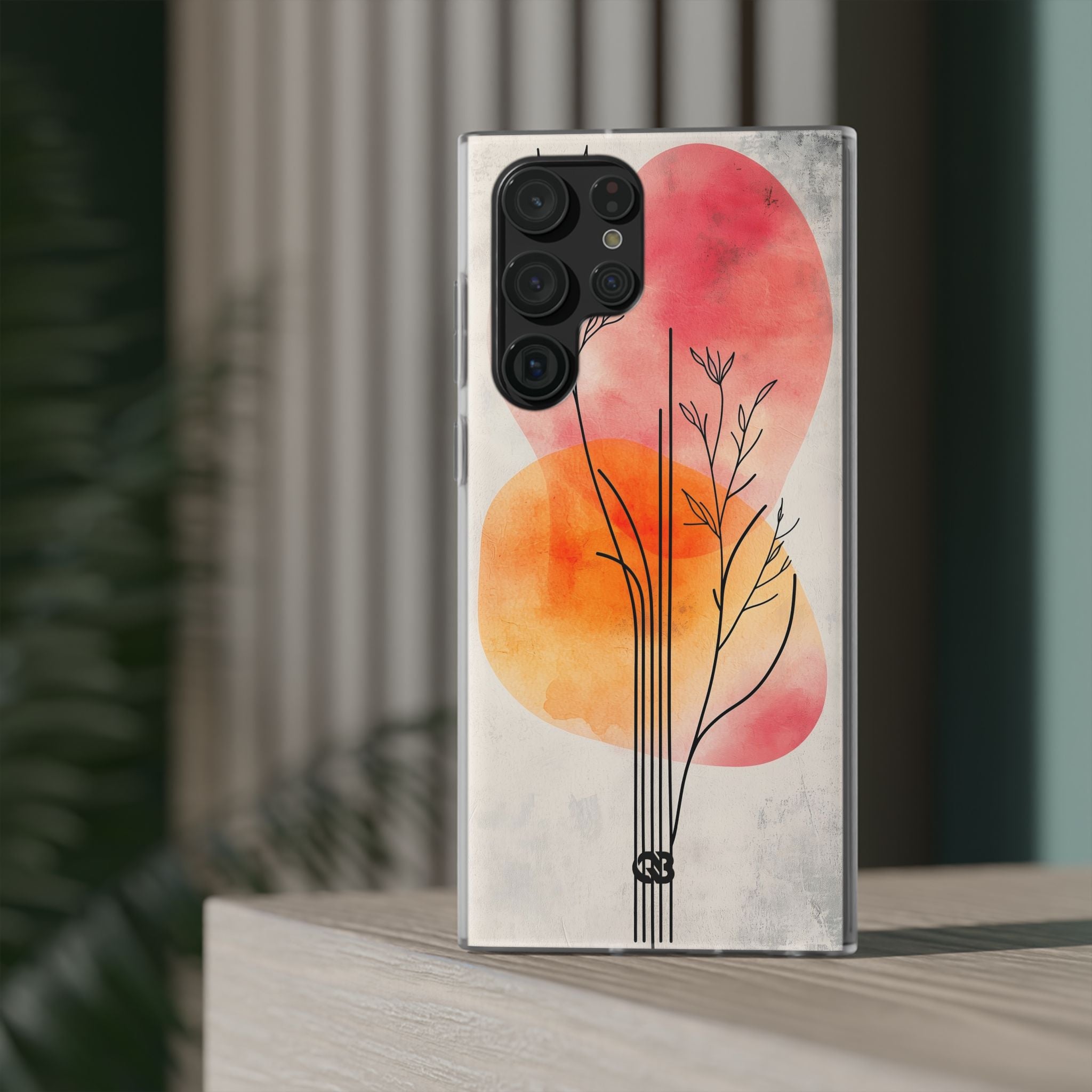 Crimson Bloom Lineage · Soft Phone Case for Samsung