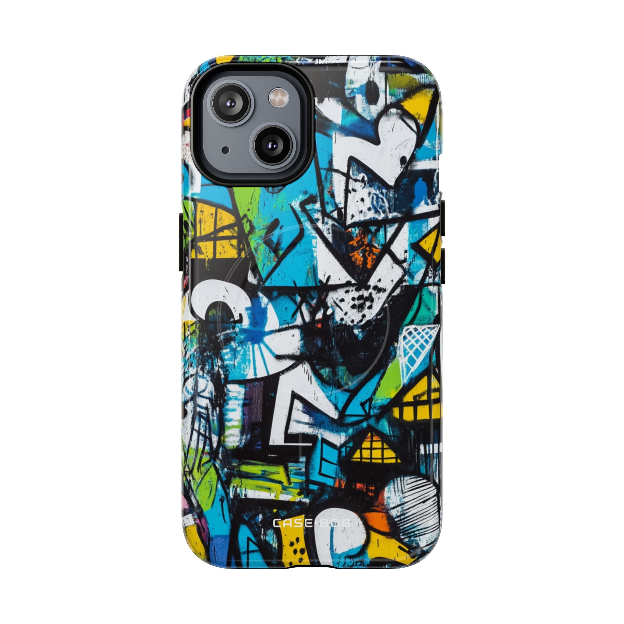 White Ripple Drift iPhone 14 Case - Tough+