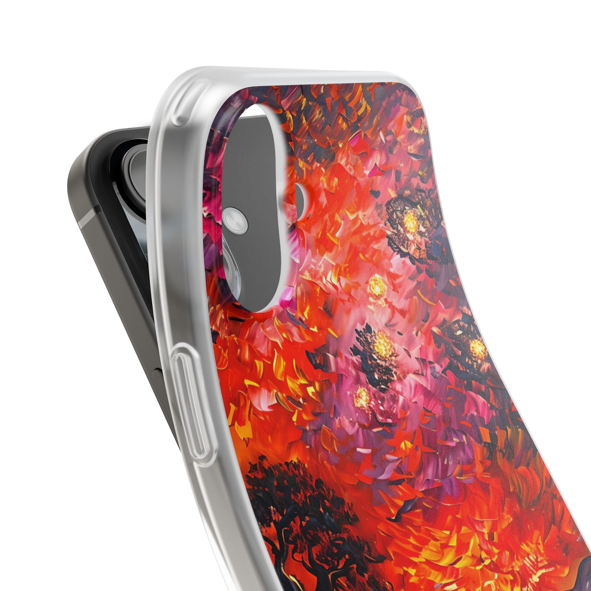 Molten Sky Tree · Soft Handyhülle für iPhone